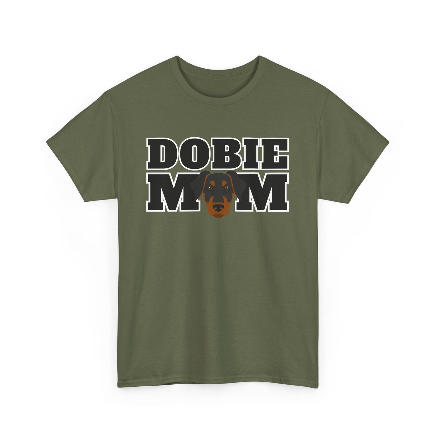 Dobie Mom 03 2025 Unisex Heavy Cotton Tee