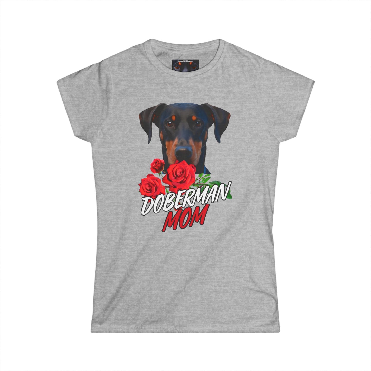Dobie Mom 1 Women's Softstyle Tee