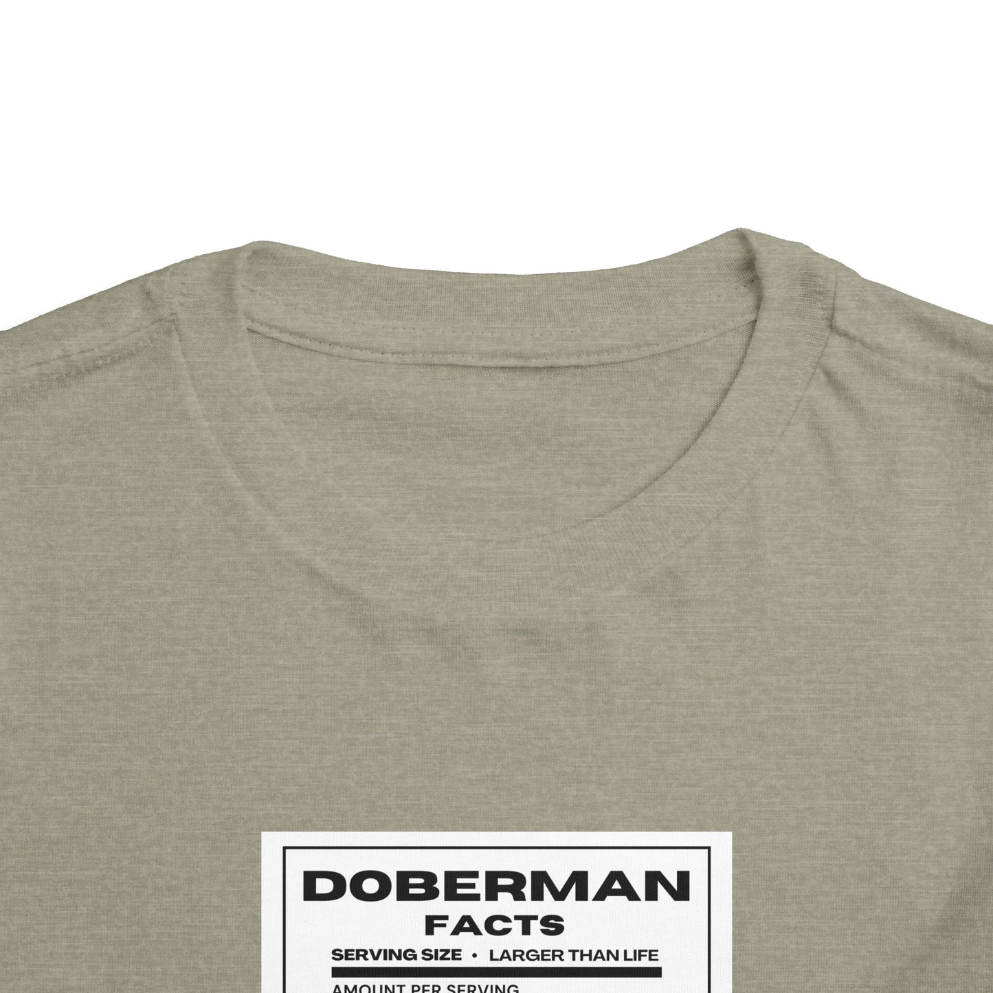 Doberman Facts 1 Toddler Short Sleeve Tee