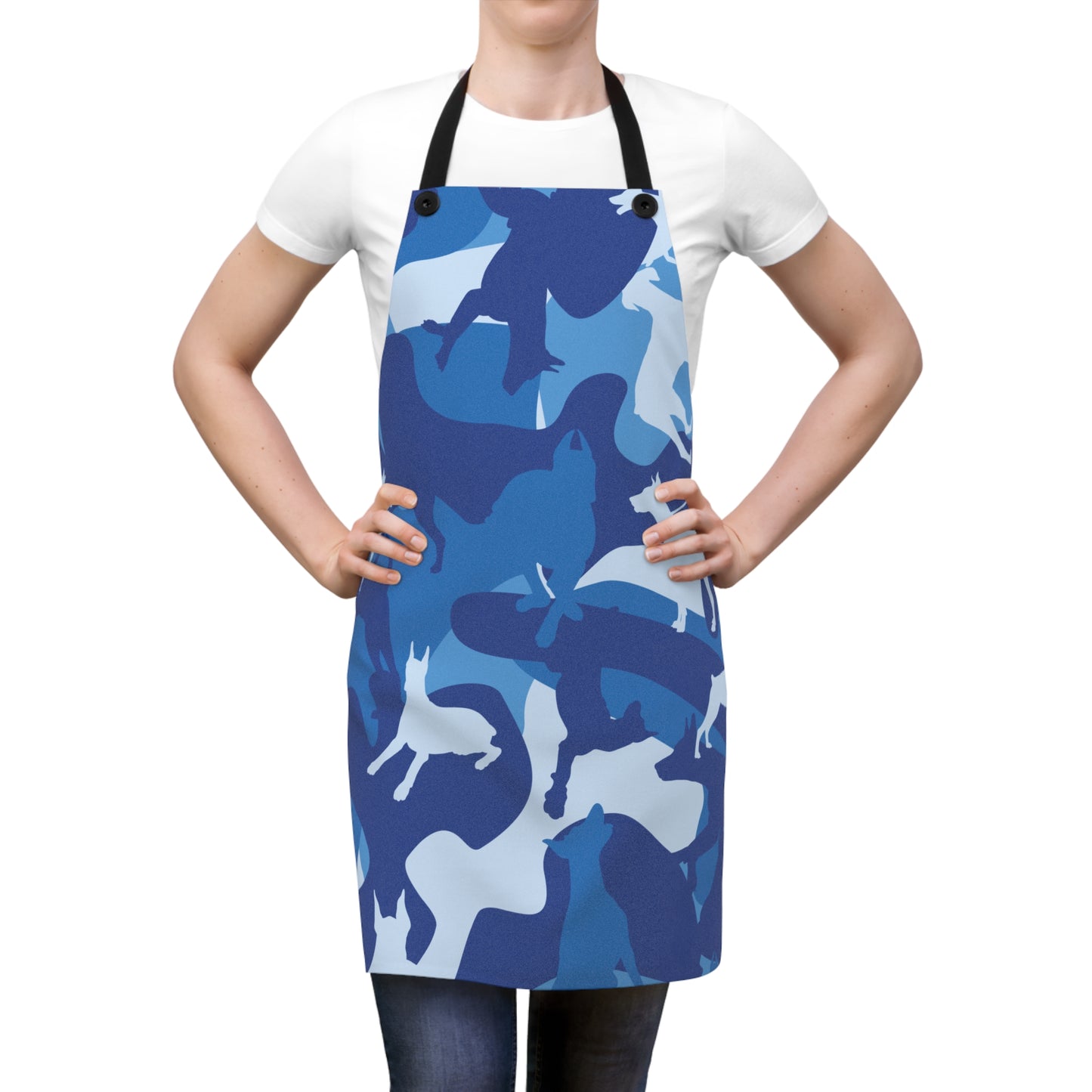 Doberman Camo Pattern 2 Apron (AOP)