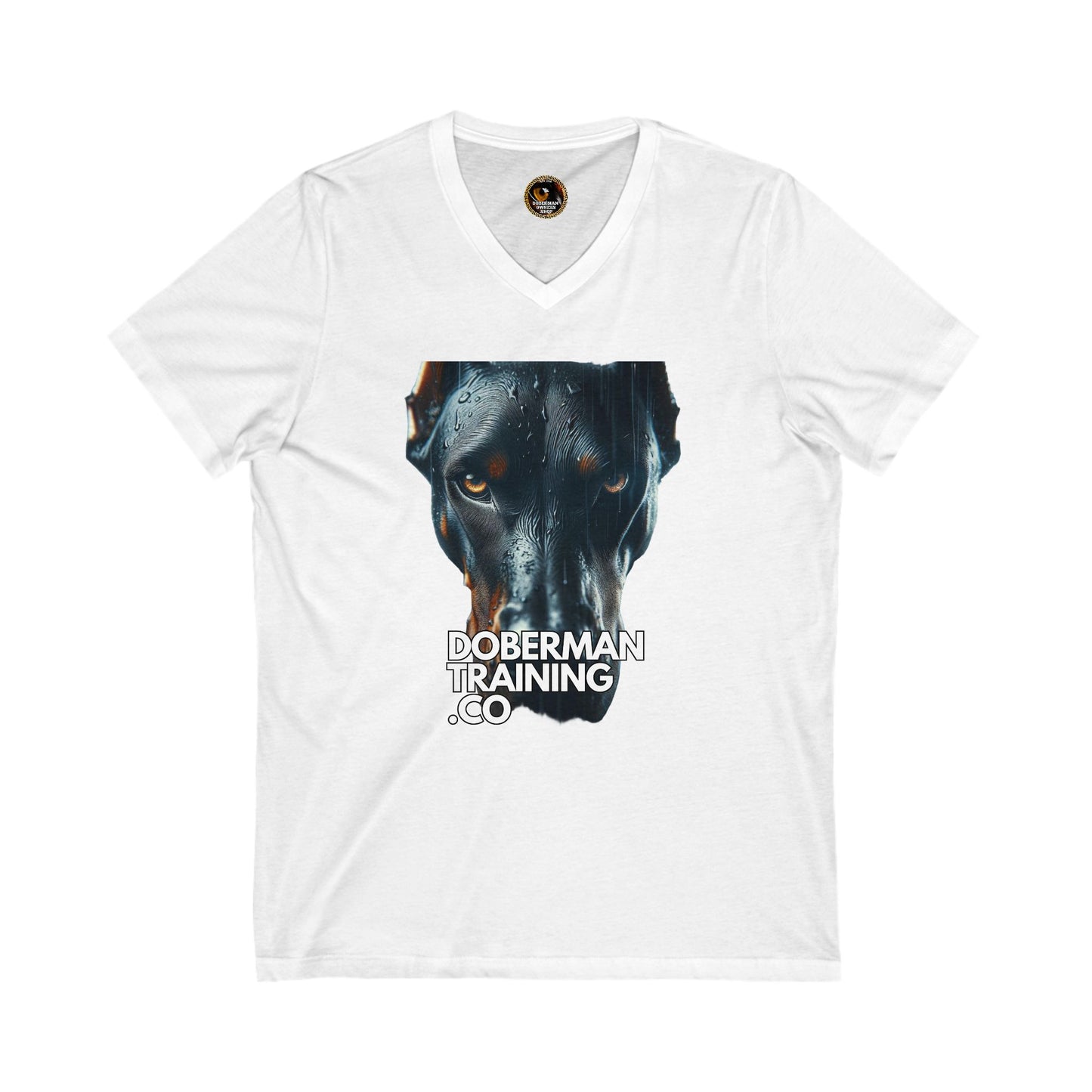 DTT 1 Private Label Unisex Jersey Short Sleeve V-Neck Tee