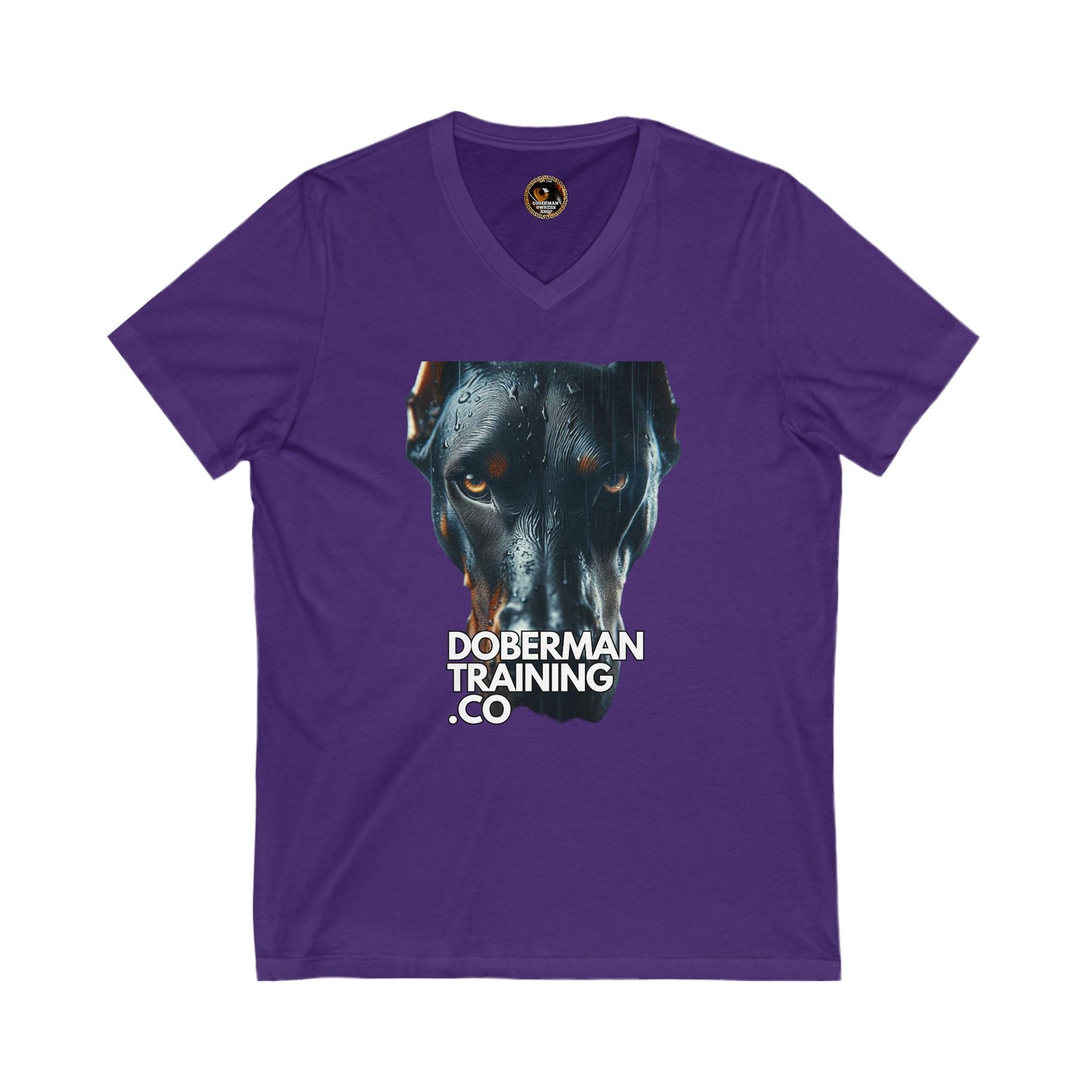 DTT 1 Private Label Unisex Jersey Short Sleeve V-Neck Tee