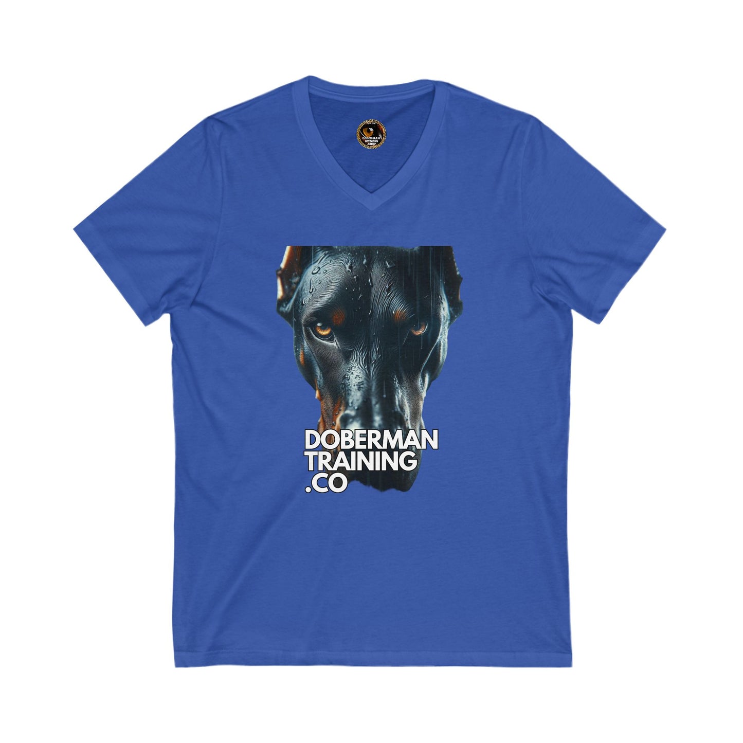 DTT 1 Private Label Unisex Jersey Short Sleeve V-Neck Tee