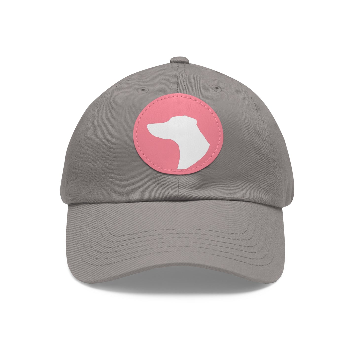 N 1 Dad Hat with Leather Patch (Round)