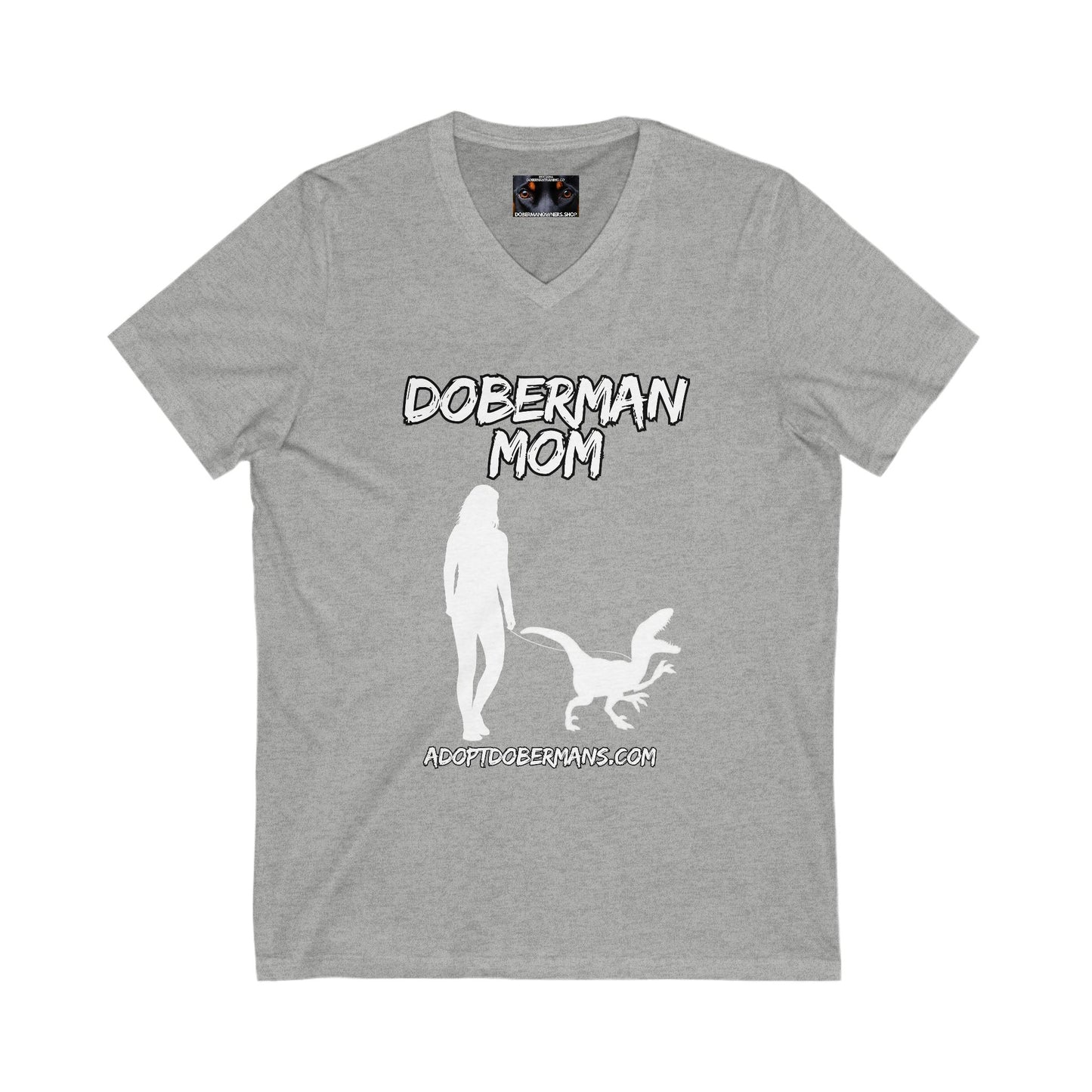 Adopt Mom 1 Private Label Unisex Jersey Short Sleeve V-Neck Tee