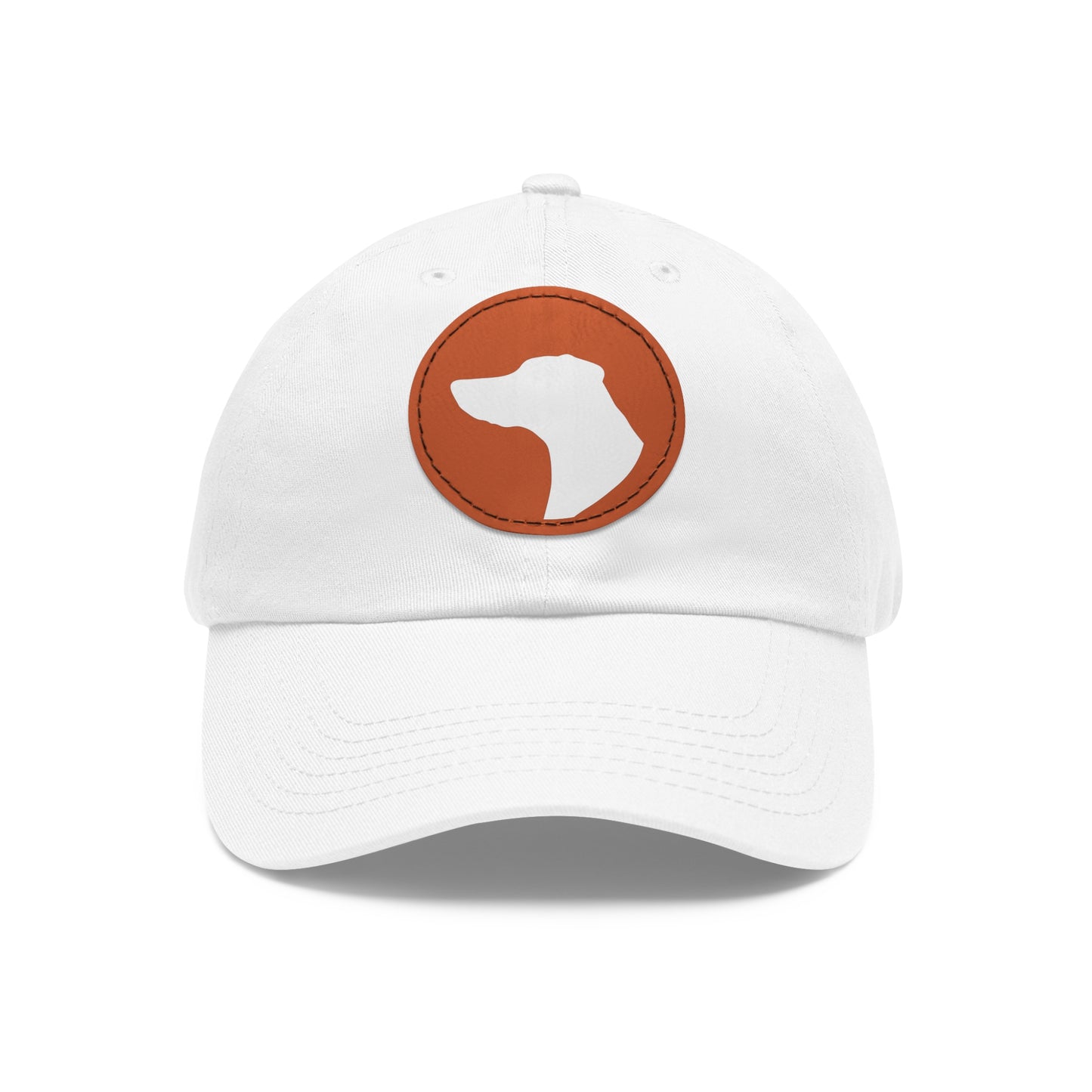 N 1 Dad Hat with Leather Patch (Round)