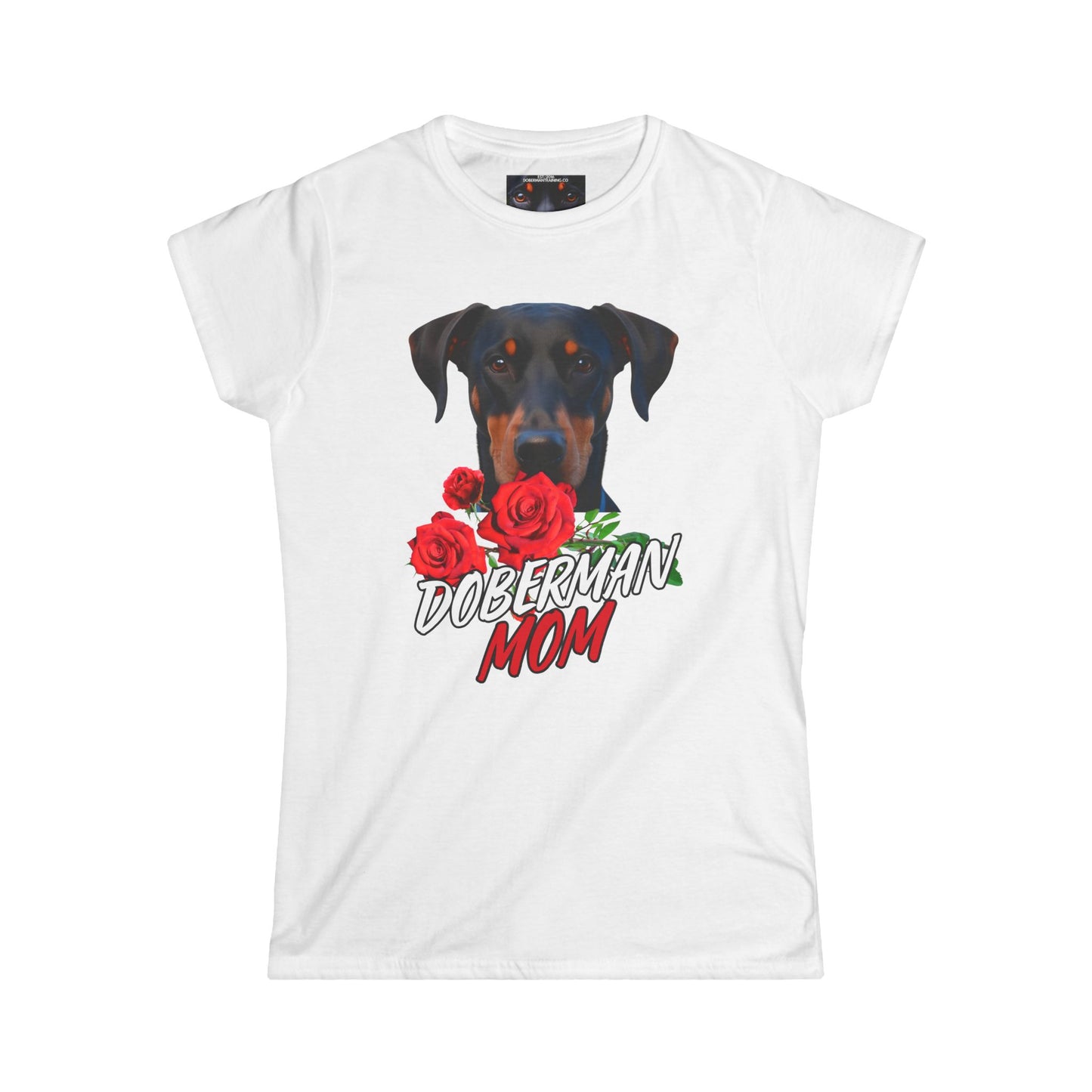 Dobie Mom 1 Women's Softstyle Tee