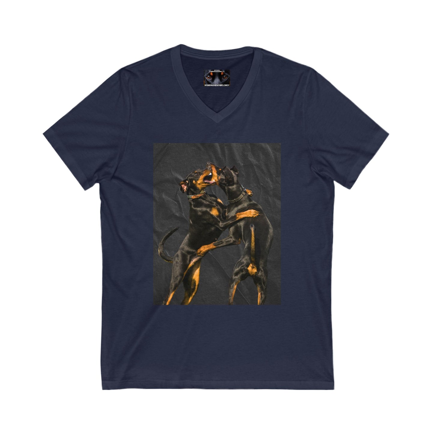 The Dance Private Label Unisex Jersey Short Sleeve V-Neck Tee