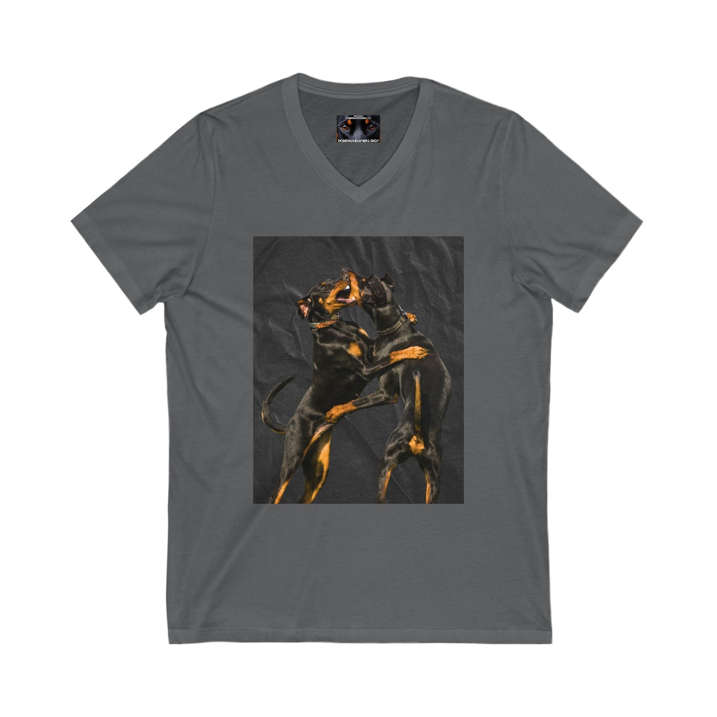 The Dance Private Label Unisex Jersey Short Sleeve V-Neck Tee