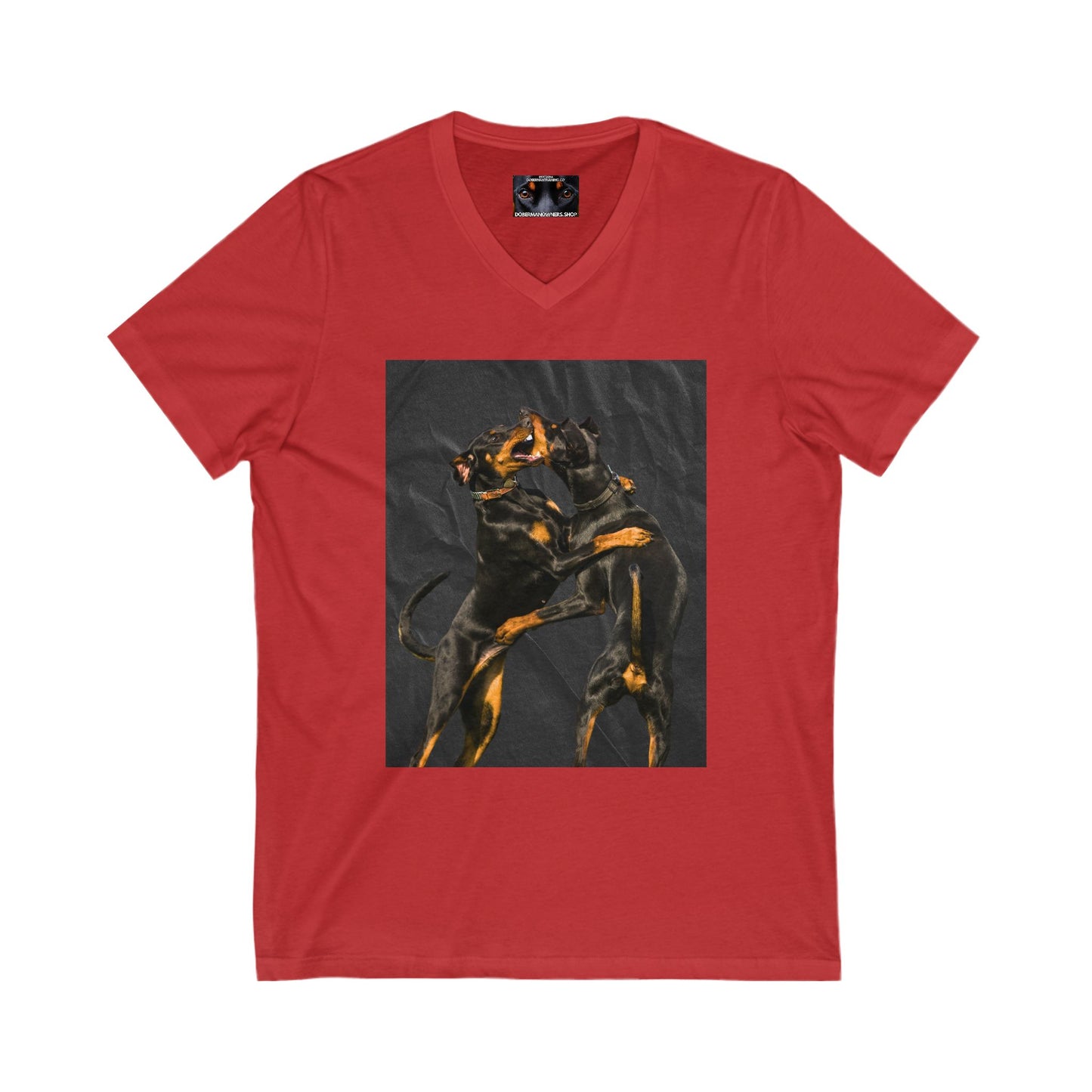 The Dance Private Label Unisex Jersey Short Sleeve V-Neck Tee