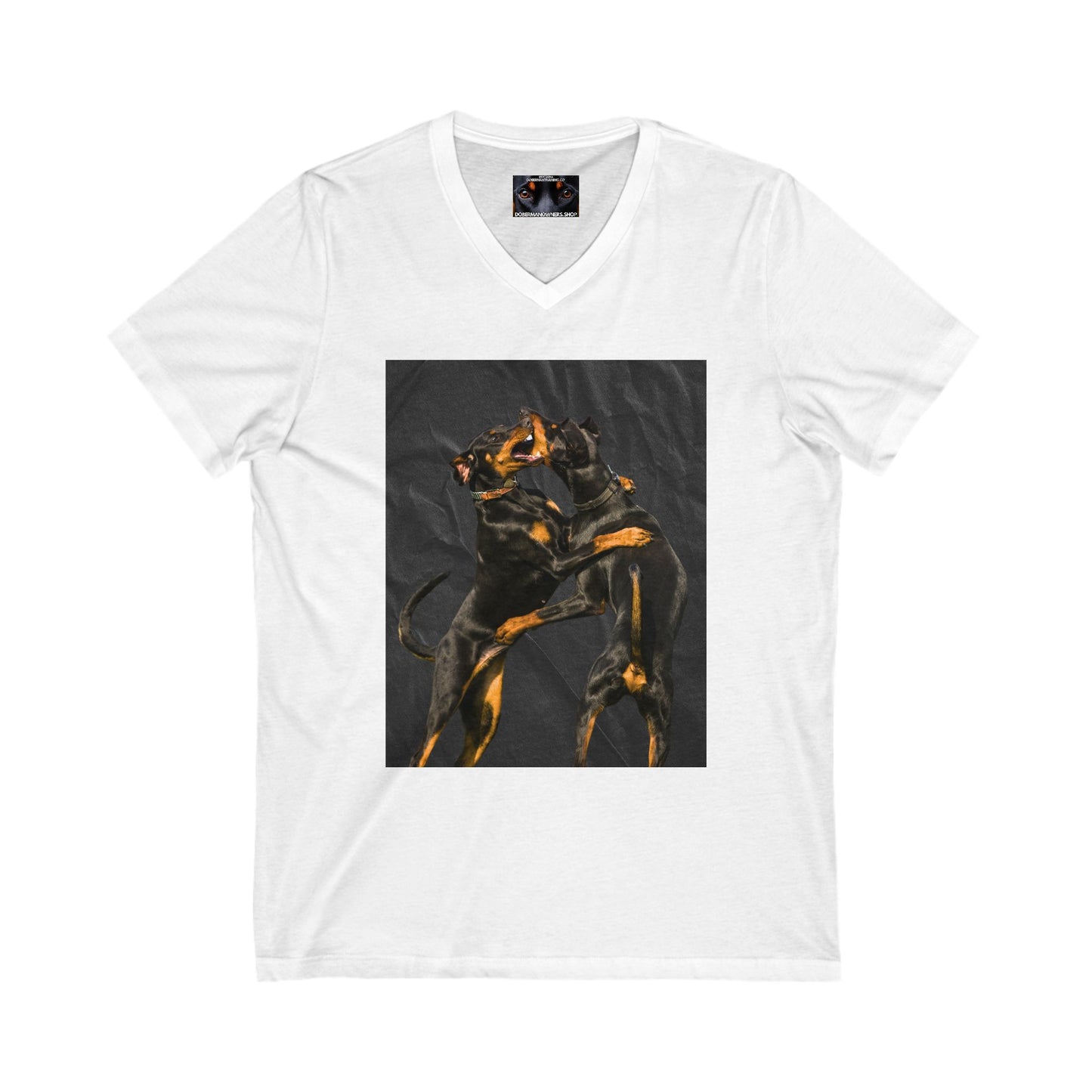 The Dance Private Label Unisex Jersey Short Sleeve V-Neck Tee