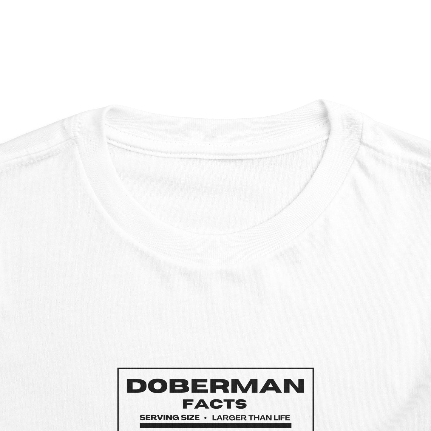 Doberman Facts 1 Toddler Short Sleeve Tee