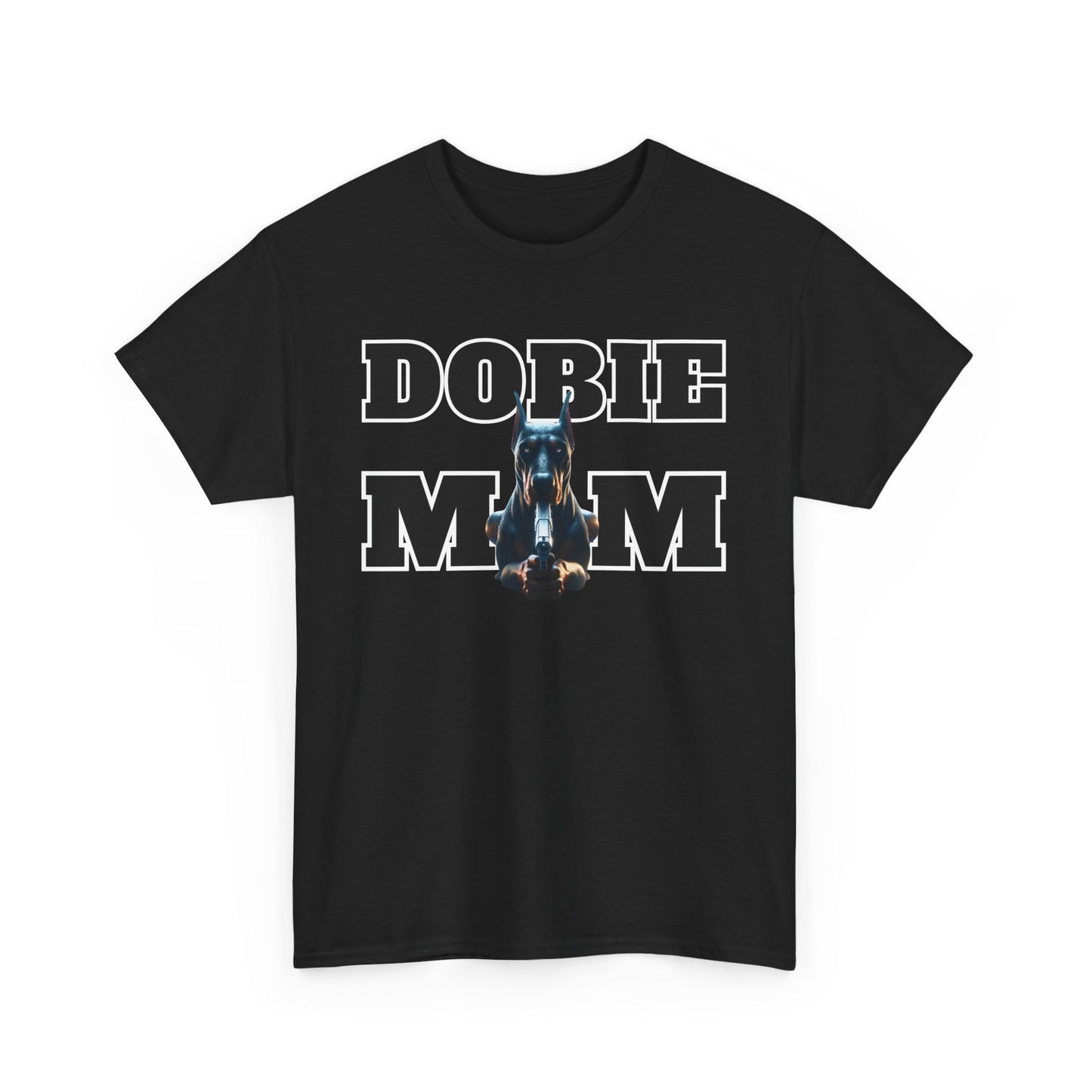 Dobie Mom 06 2025 Unisex Heavy Cotton Tee