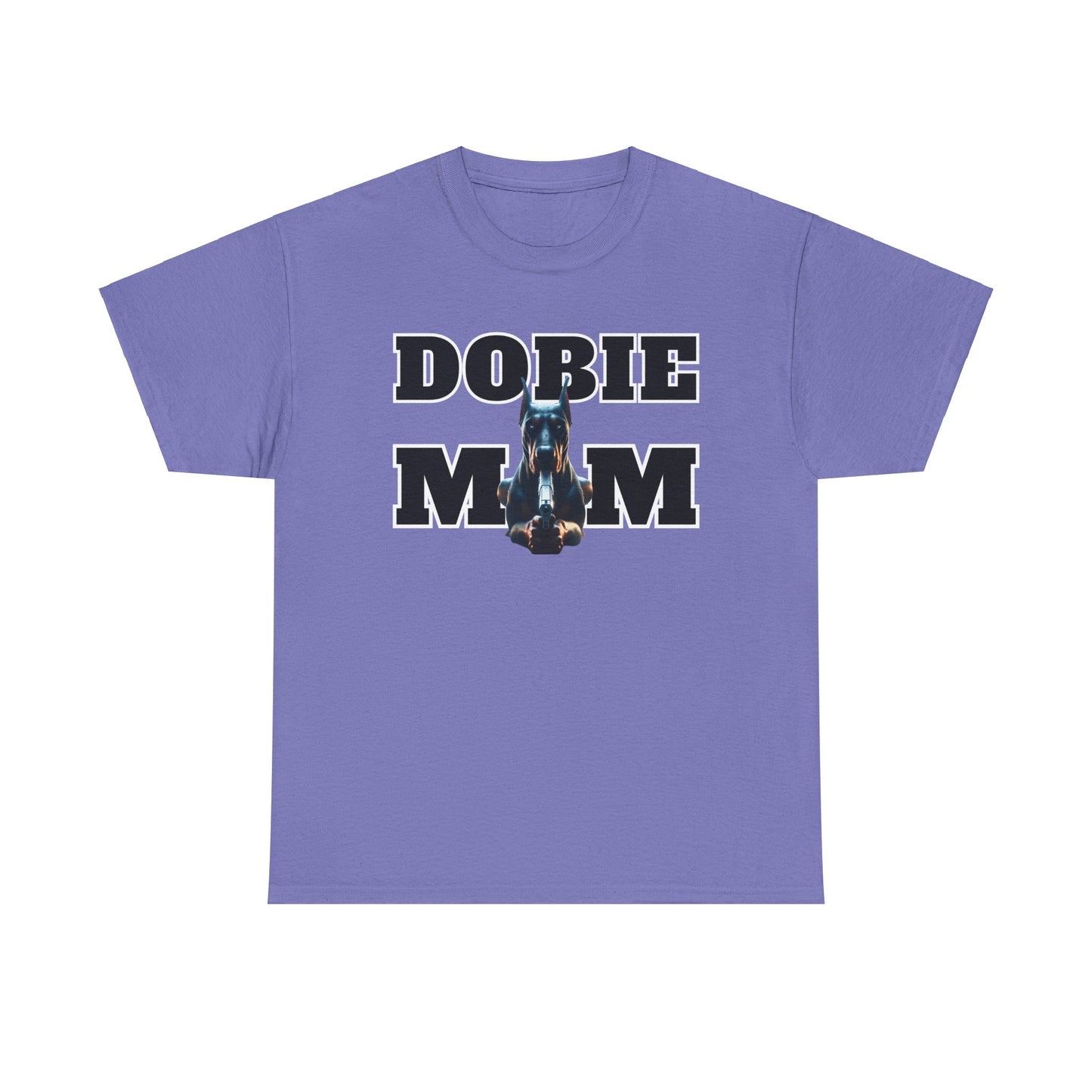 Dobie Mom 06 2025 Unisex Heavy Cotton Tee