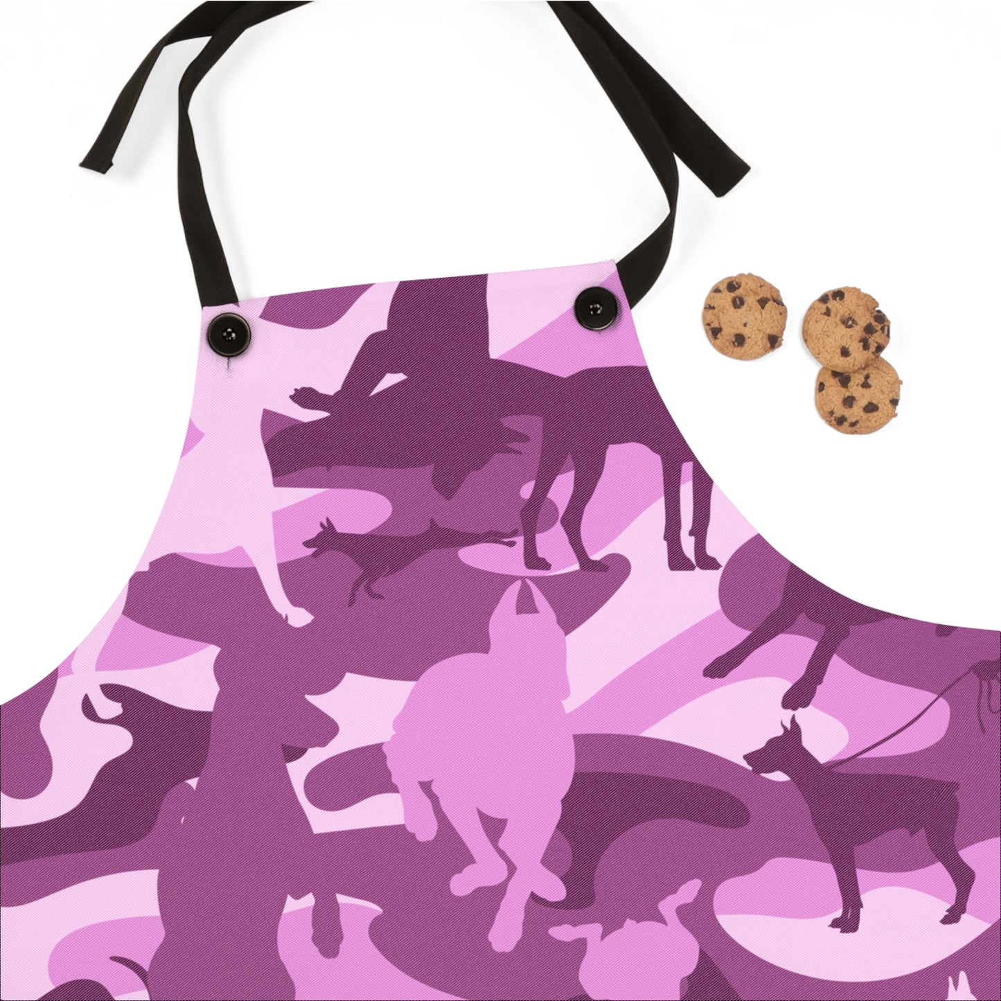 Doberman Camo Pattern 4 Apron (AOP)