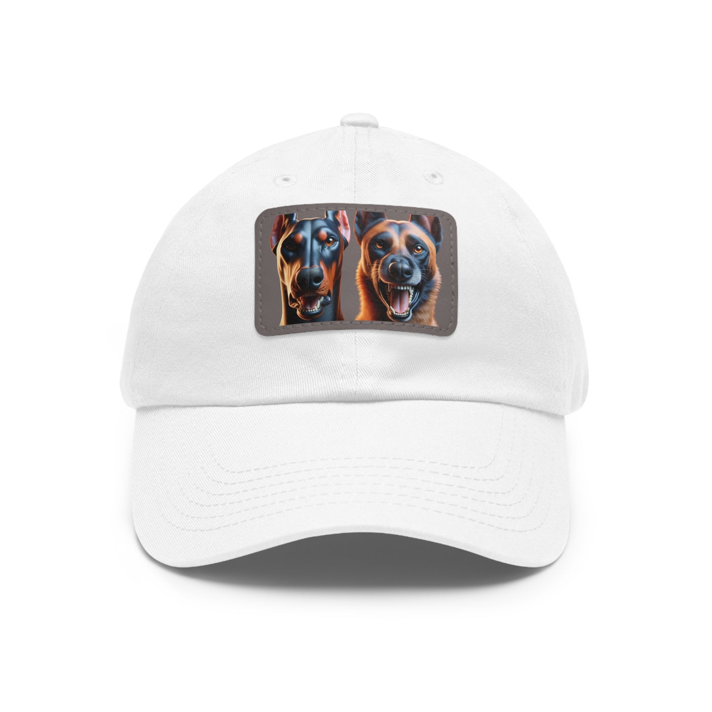 FA & FO 1 Dad Hat with Leather Patch (Rectangle)