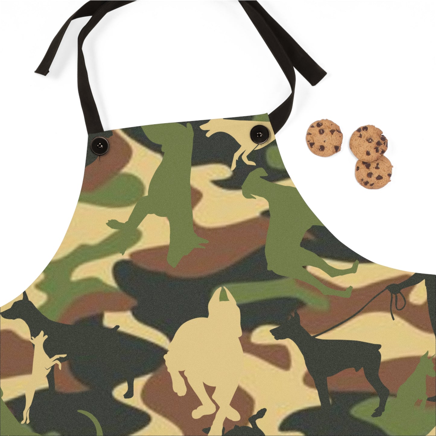 Doberman Camo Pattern 3 Apron (AOP)