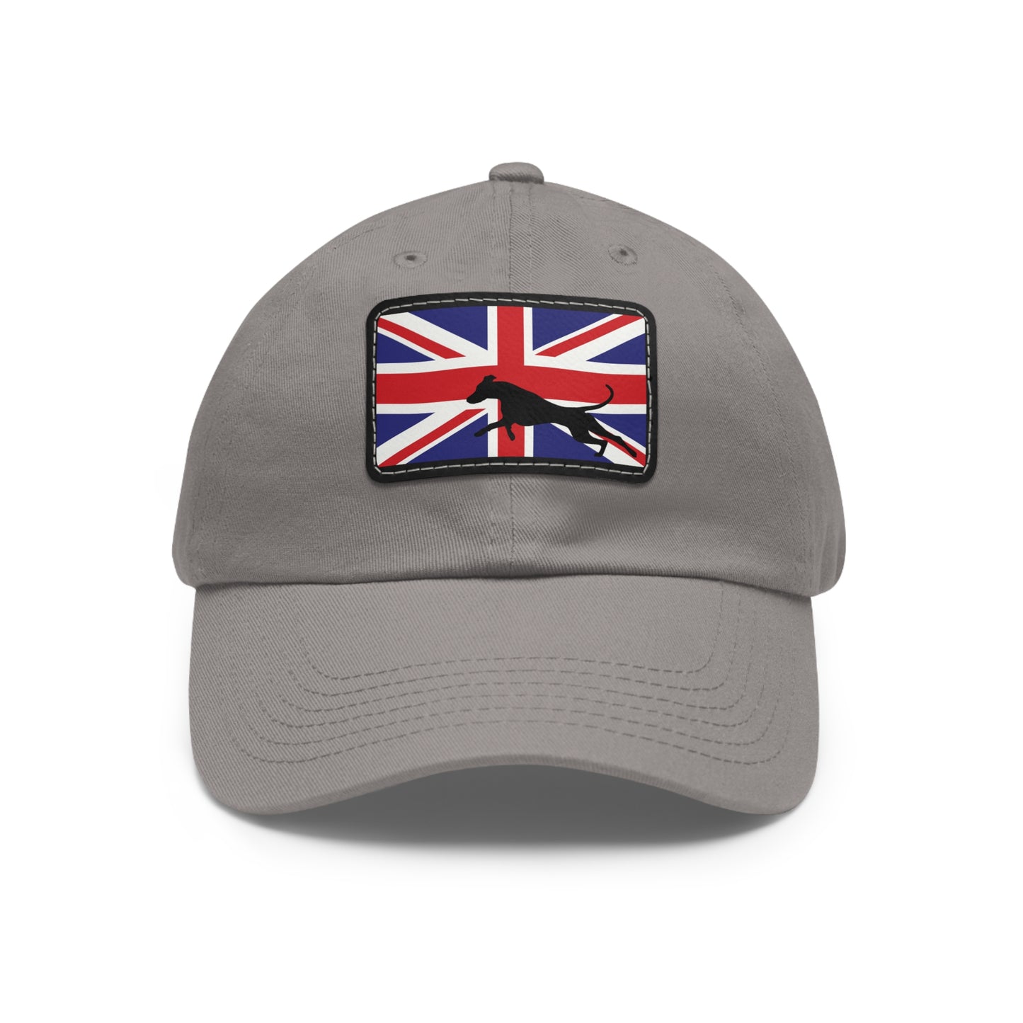 Doberman UK Protect 2 Dad Hat with Leather Patch (Rectangle)