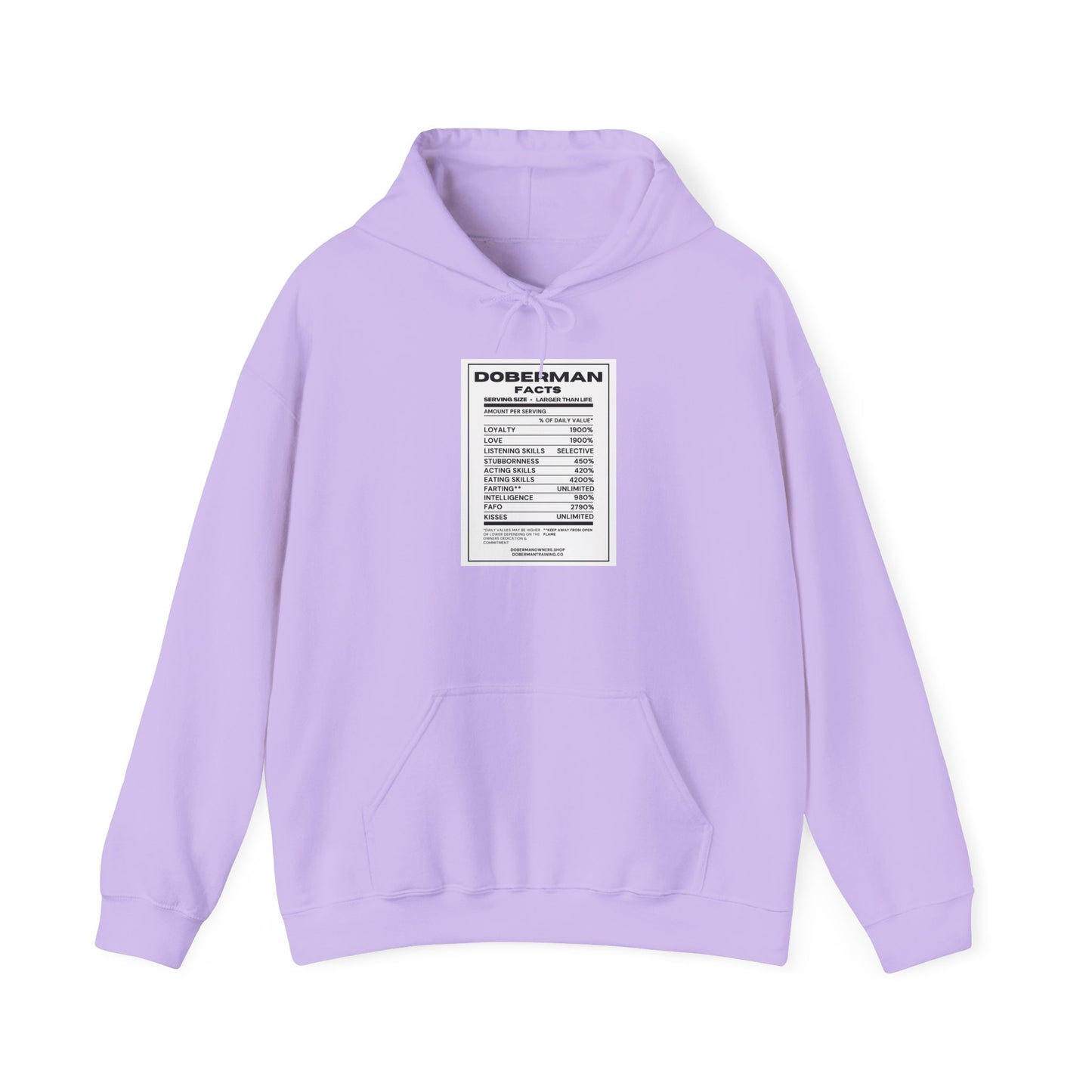 Doberman Facts 1 Unisex Heavy Blend™ Hooded Sweatshirt