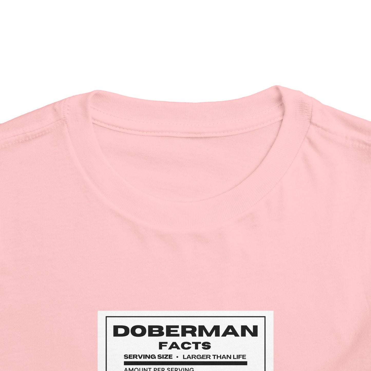 Doberman Facts 1 Toddler Short Sleeve Tee