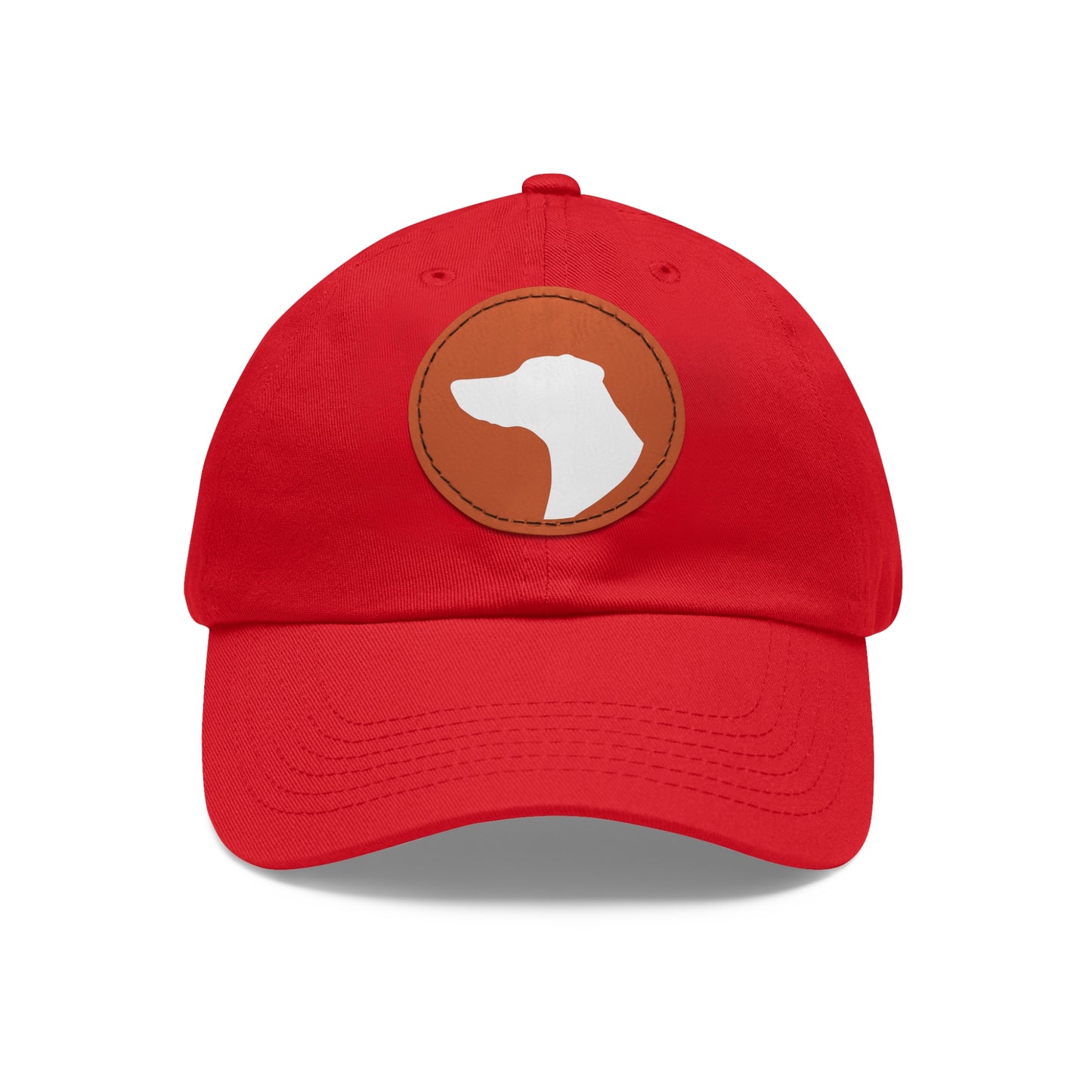 N 1 Dad Hat with Leather Patch (Round)
