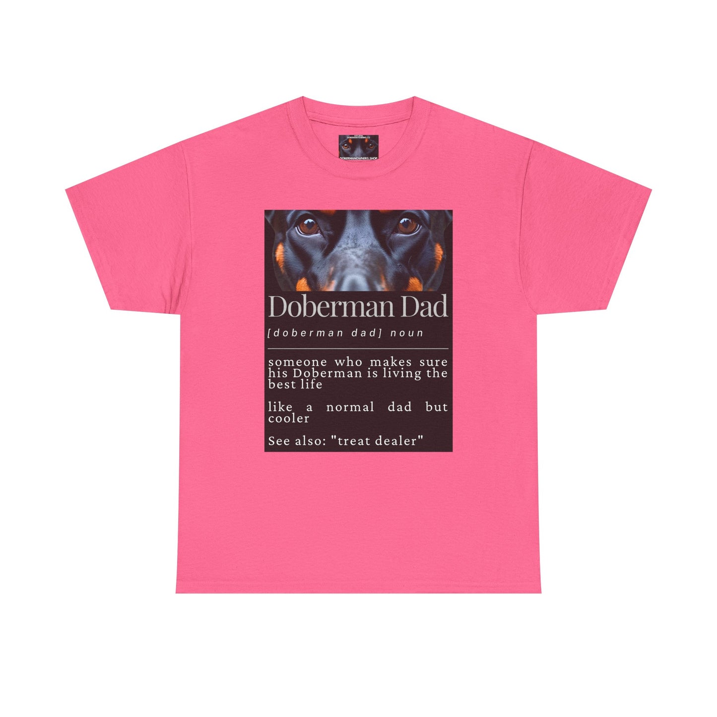 Doberman Dad S1 Private Lable Unisex Heavy Cotton Tee