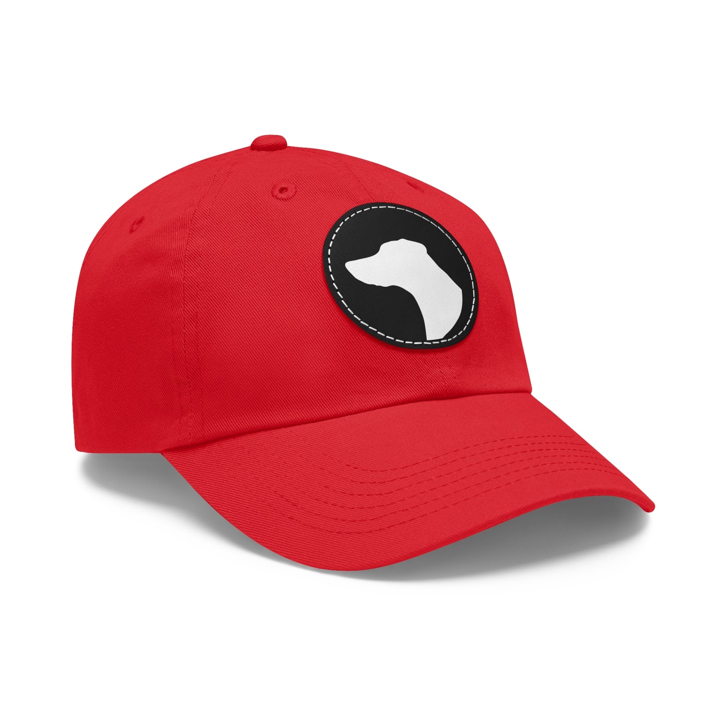 N 1 Dad Hat with Leather Patch (Round)