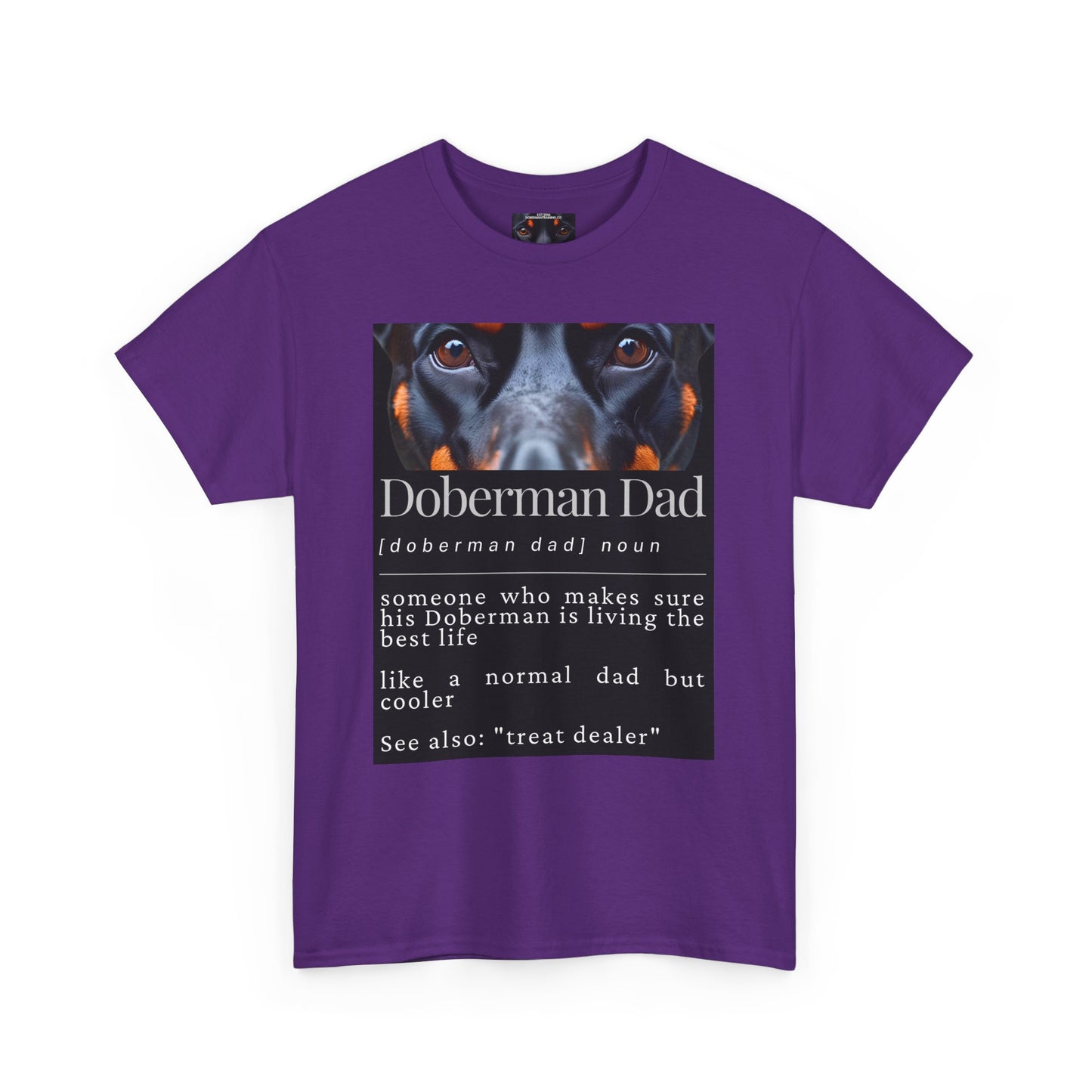 Doberman Dad S1 Private Lable Unisex Heavy Cotton Tee
