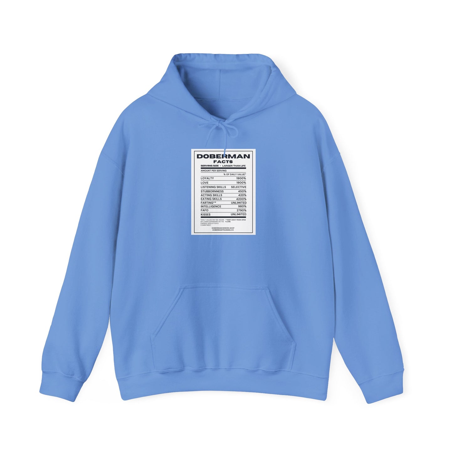 Doberman Facts 1 Unisex Heavy Blend™ Hooded Sweatshirt