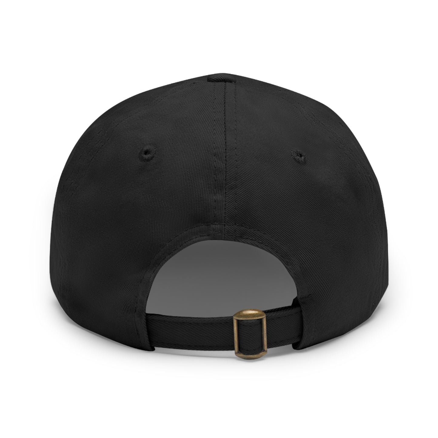 USA 1 Dad Hat with Leather Patch (Rectangle)