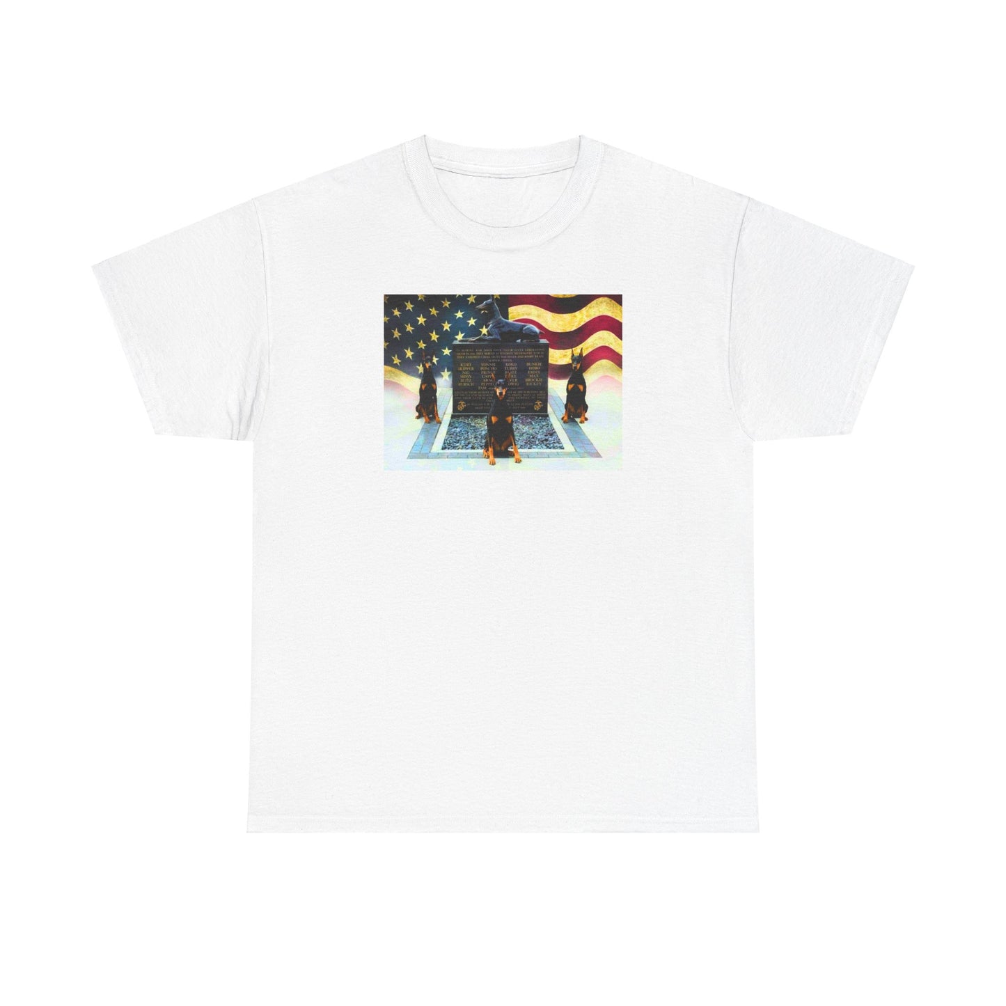 Doberman Memorial 1 2025 Unisex Heavy Cotton Tee