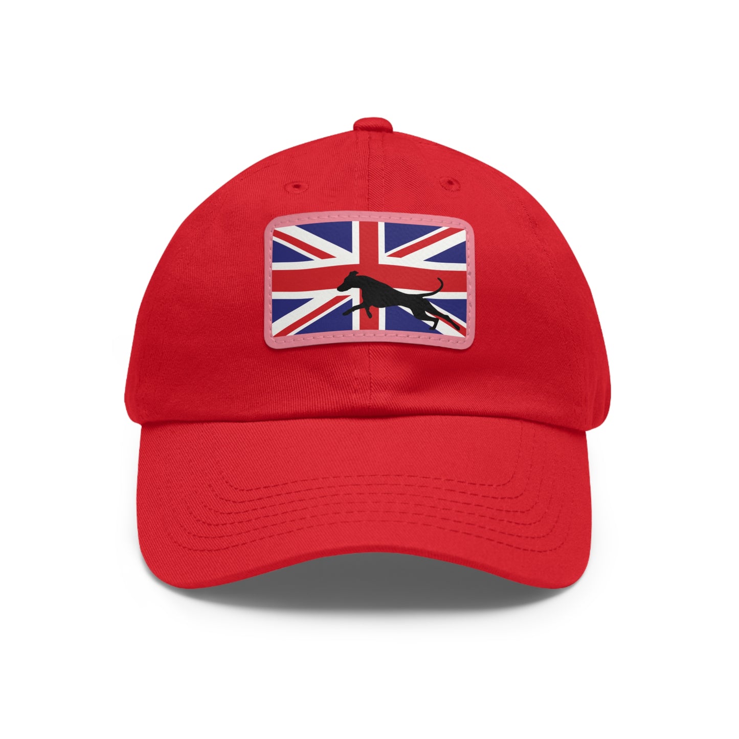 Doberman UK Protect 2 Dad Hat with Leather Patch (Rectangle)
