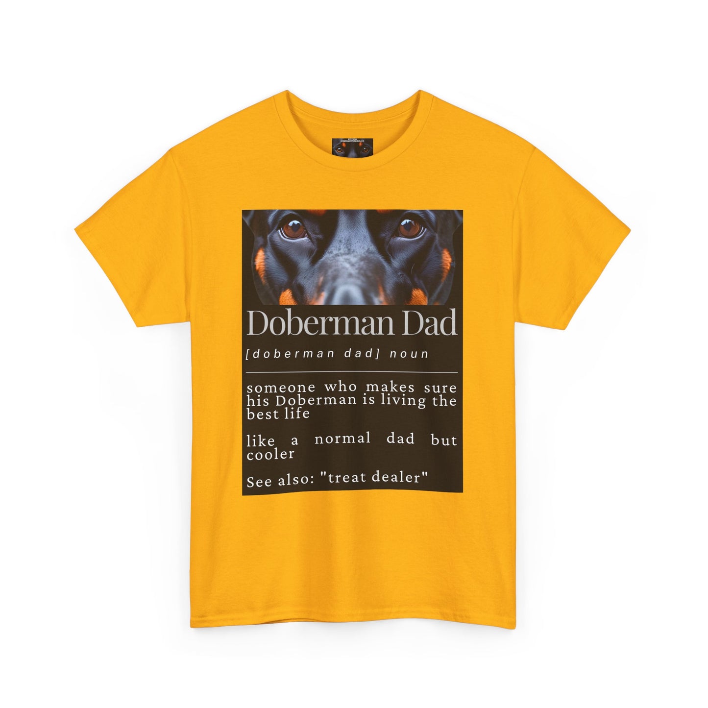 Doberman Dad S1 Private Lable Unisex Heavy Cotton Tee