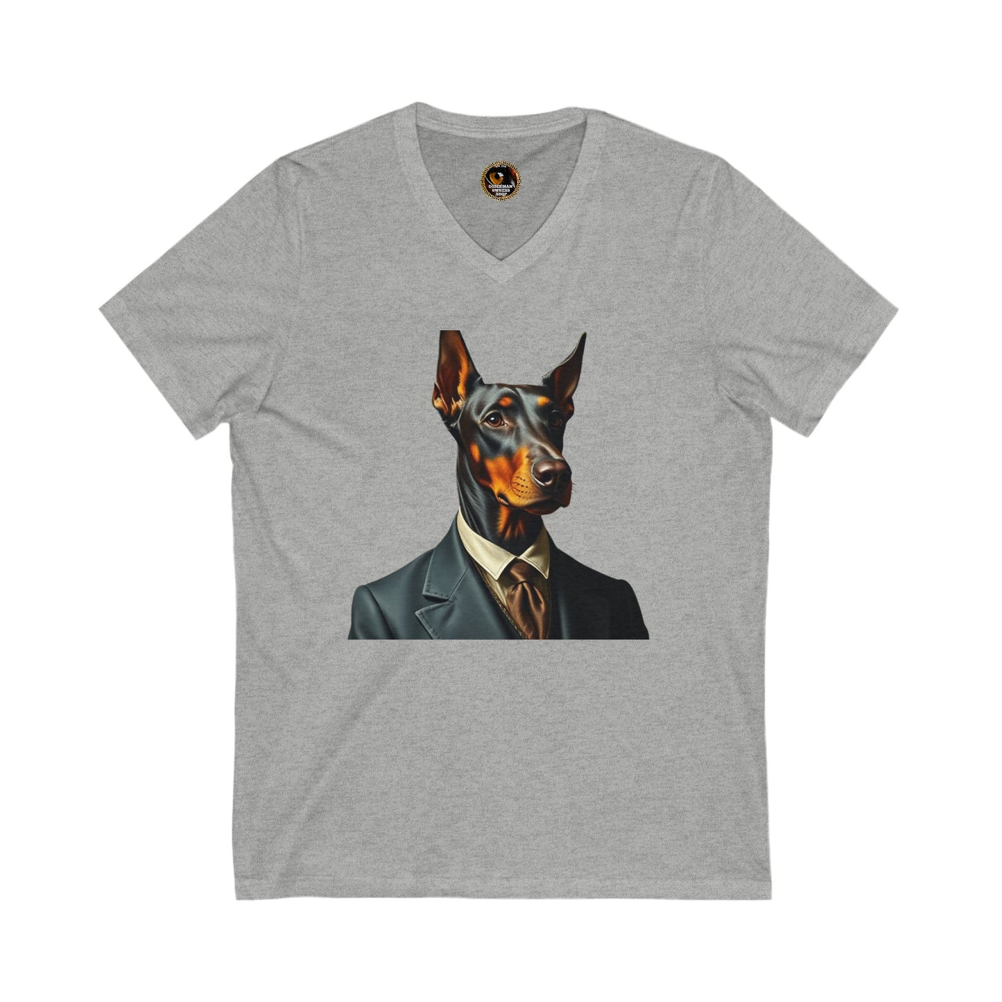 DTT 8 Private Label Unisex Jersey Short Sleeve V-Neck Tee