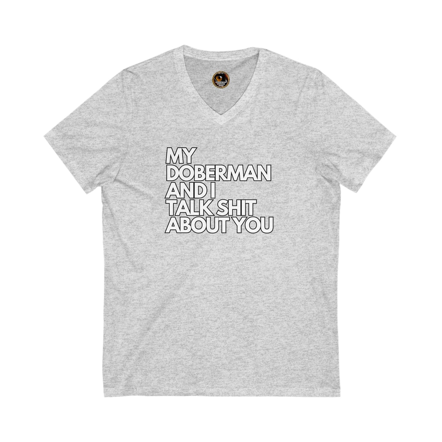 DTT 4 Private Lable Unisex Jersey Short Sleeve V-Neck Tee
