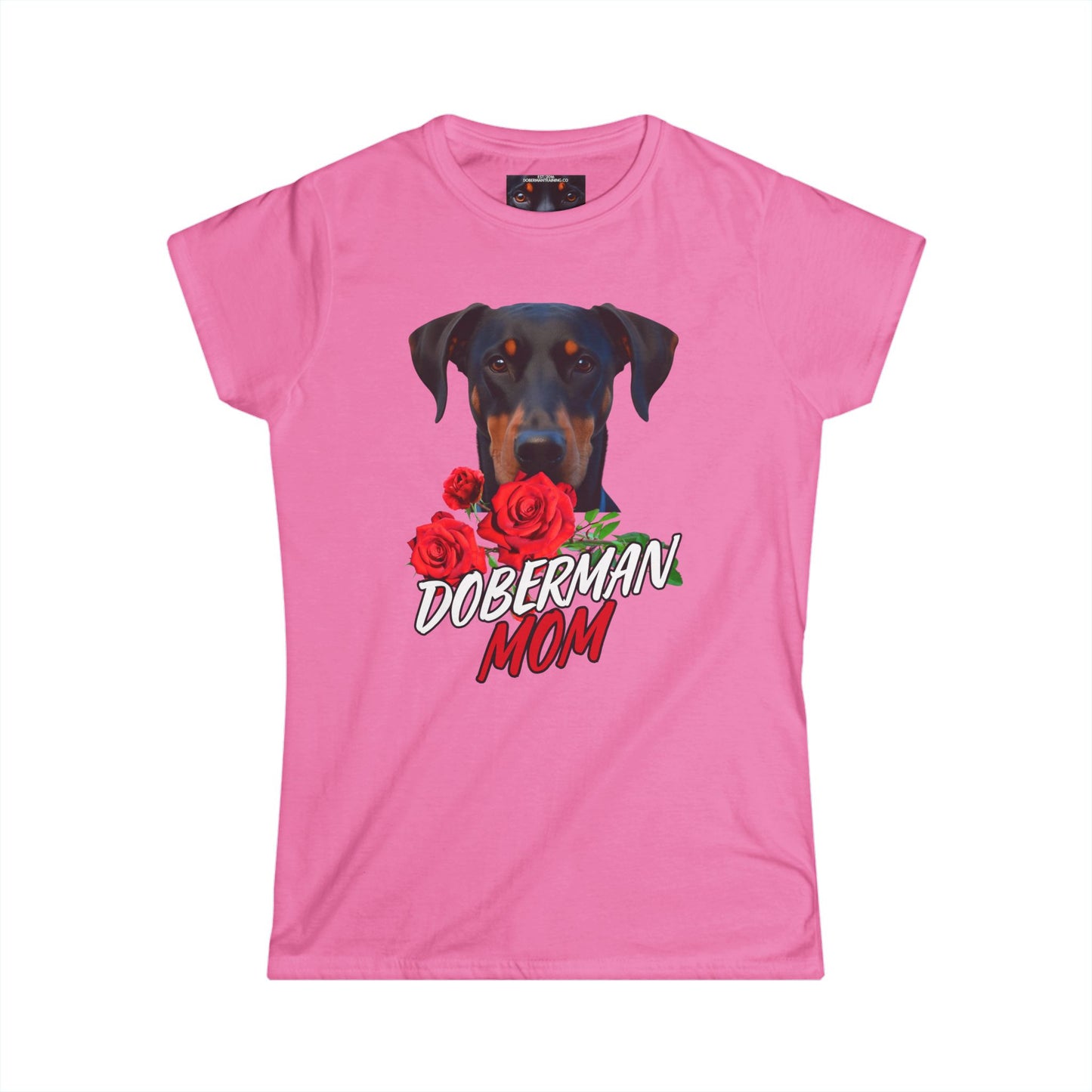 Dobie Mom 1 Women's Softstyle Tee