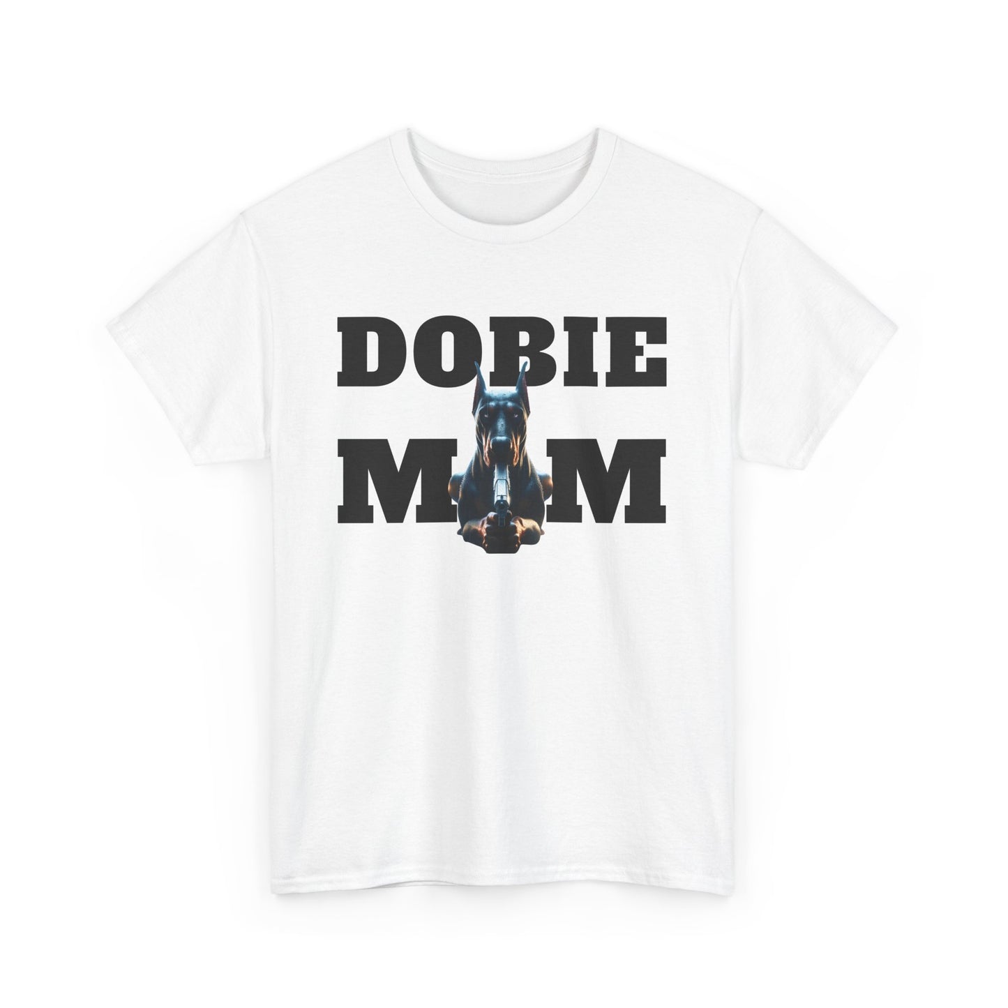 Dobie Mom 06 2025 Unisex Heavy Cotton Tee