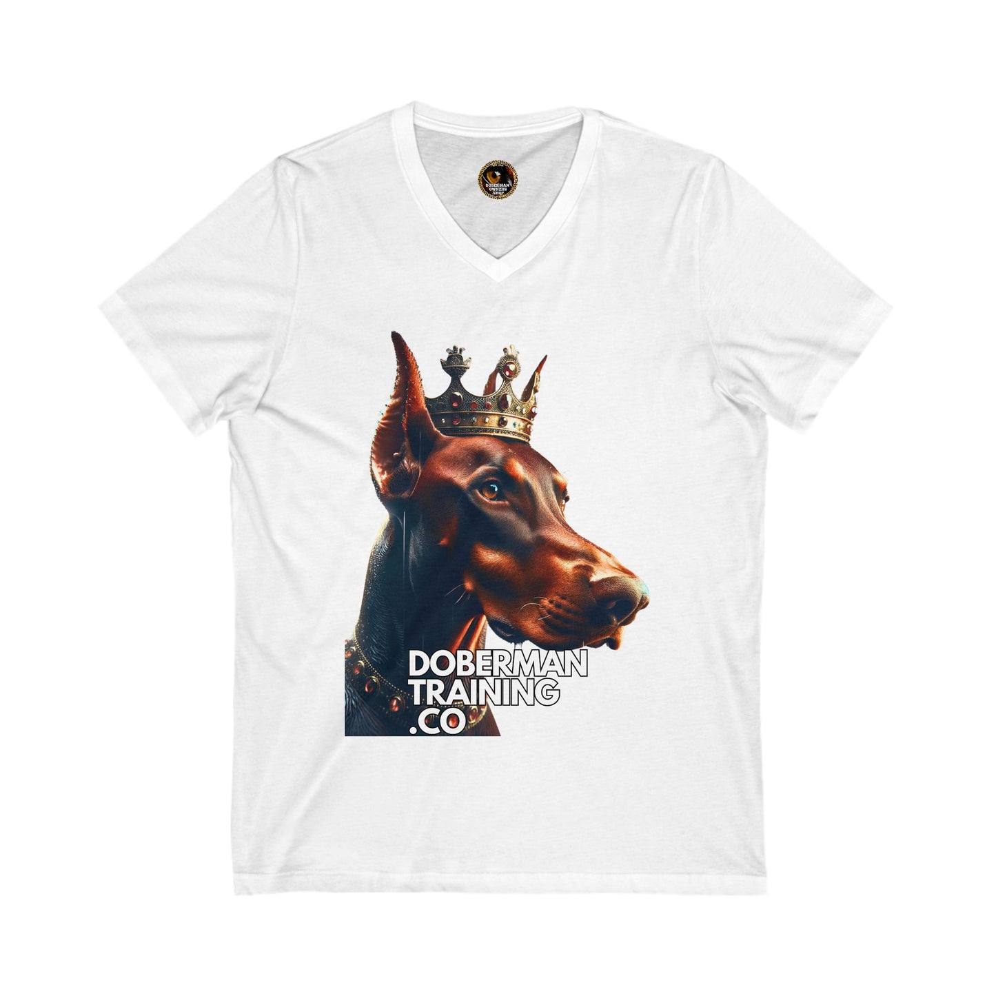 DTT 3 Private Label Unisex Jersey Short Sleeve V-Neck Tee