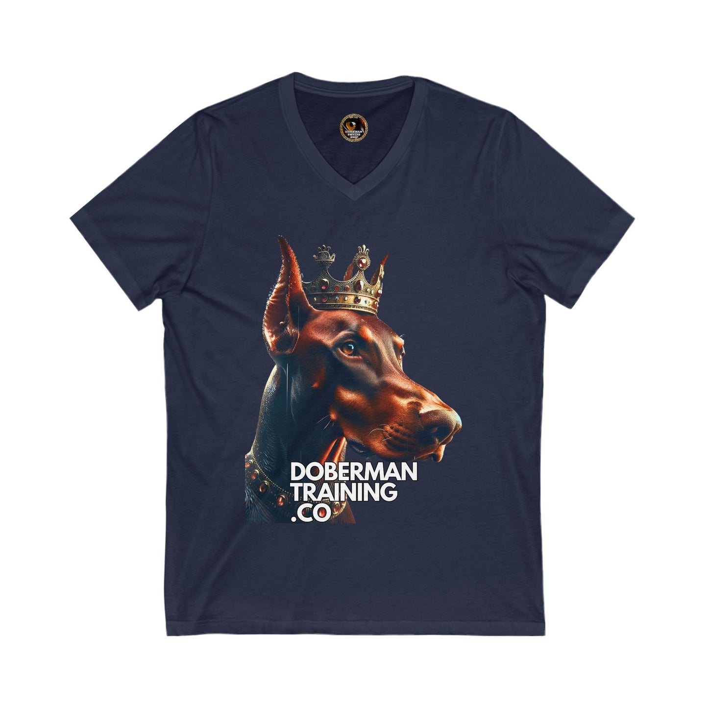 DTT 3 Private Label Unisex Jersey Short Sleeve V-Neck Tee