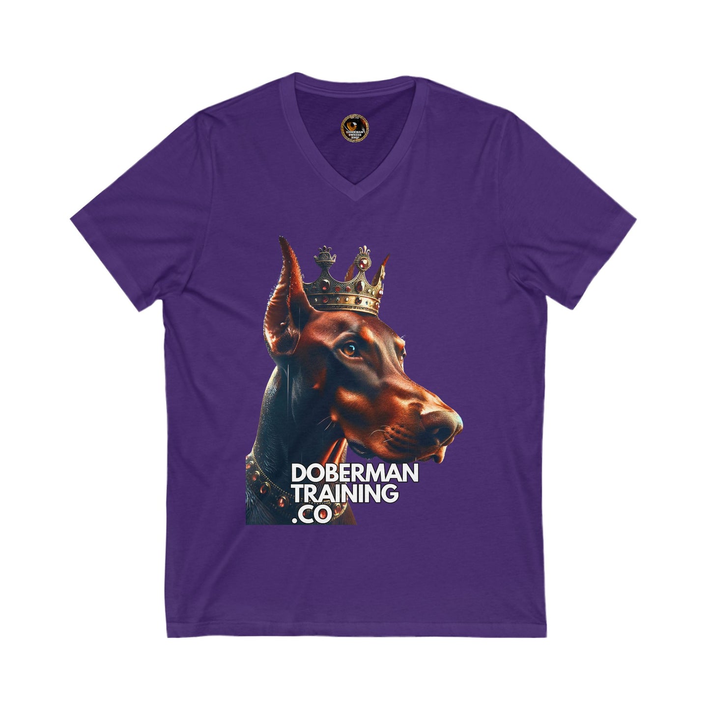 DTT 3 Private Label Unisex Jersey Short Sleeve V-Neck Tee