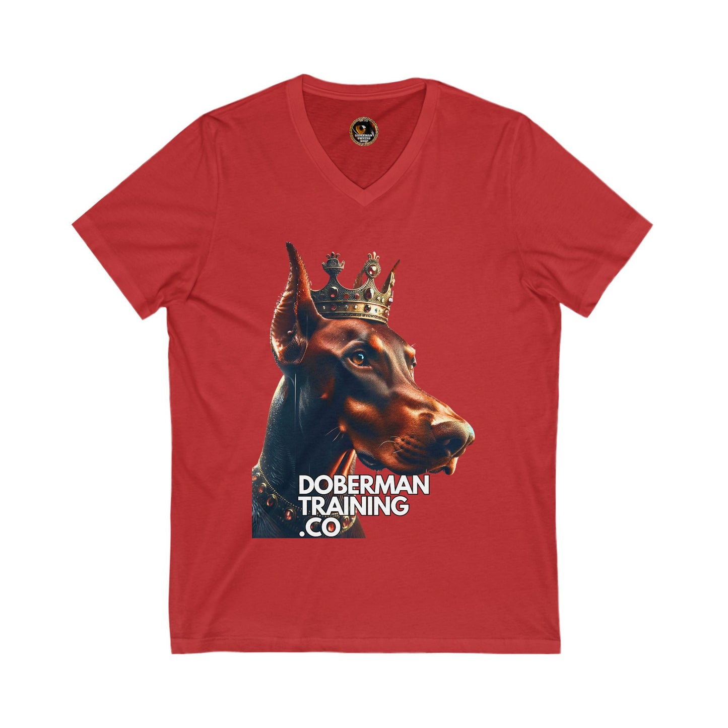 DTT 3 Private Label Unisex Jersey Short Sleeve V-Neck Tee