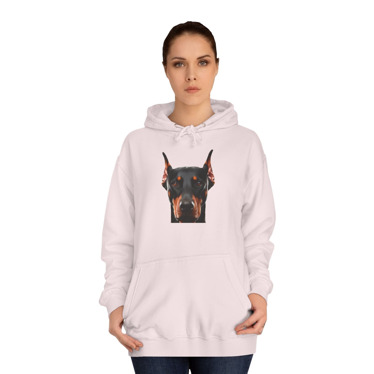 Doberman 1 Unisex College Hoodie