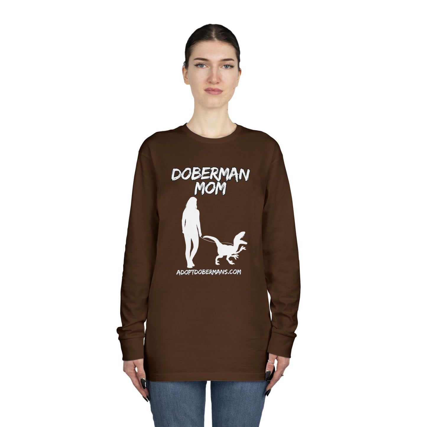 Adopt Mom 11 | Long Sleeve Crewneck Tee