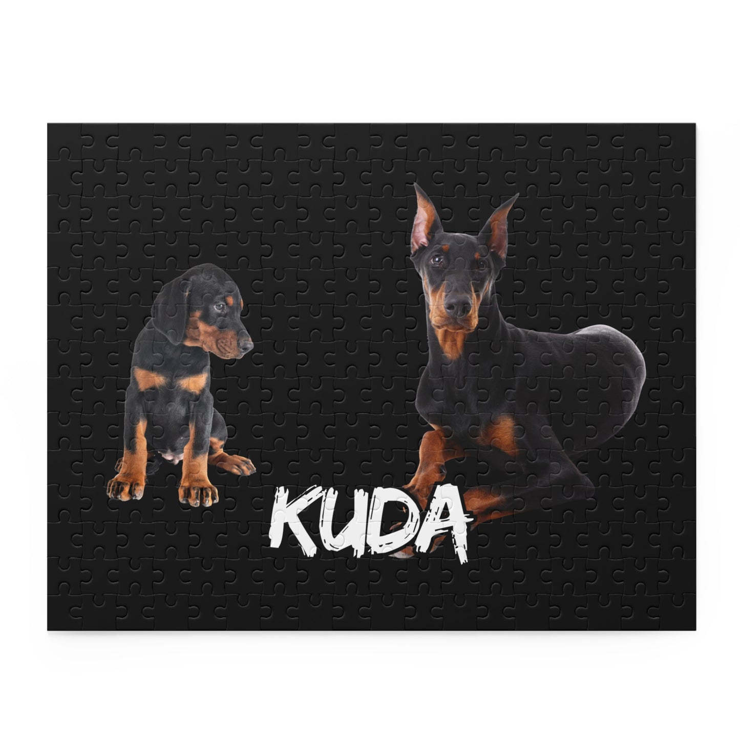 Custom image & text Limited Edition Doberman Community Jigsaw Puzzle 14