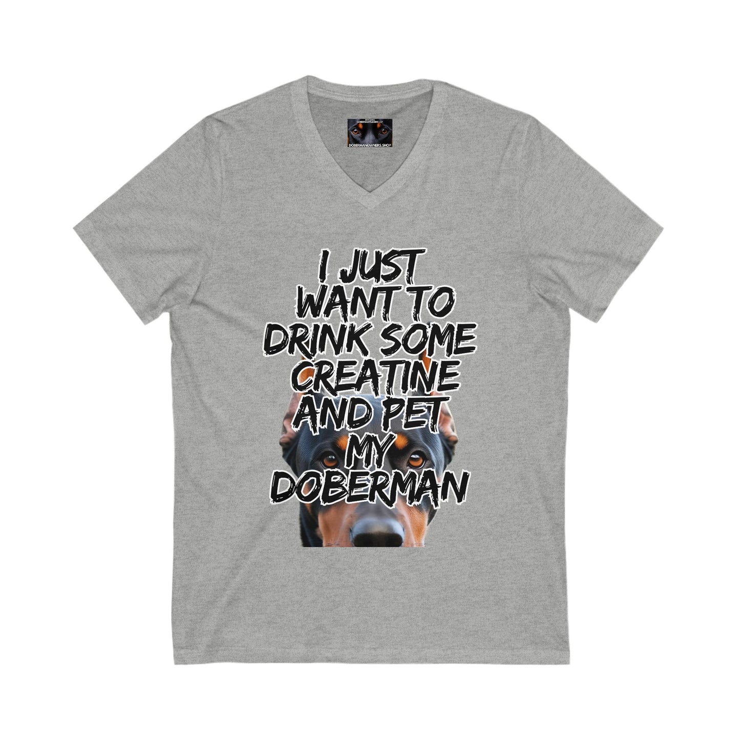 Just 4 Unisex Jersey Short Sleeve V-Neck Tee