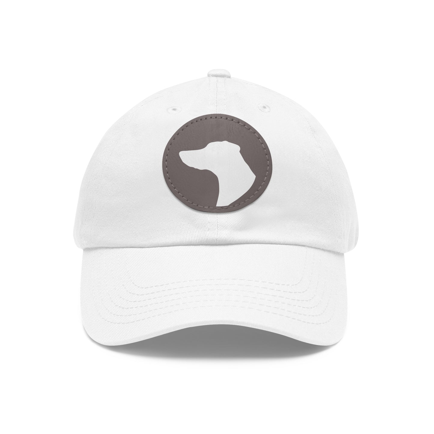 N 1 Dad Hat with Leather Patch (Round)