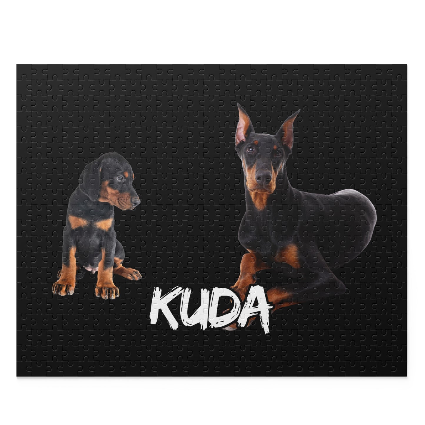 Custom image & text Limited Edition Doberman Community Jigsaw Puzzle 14