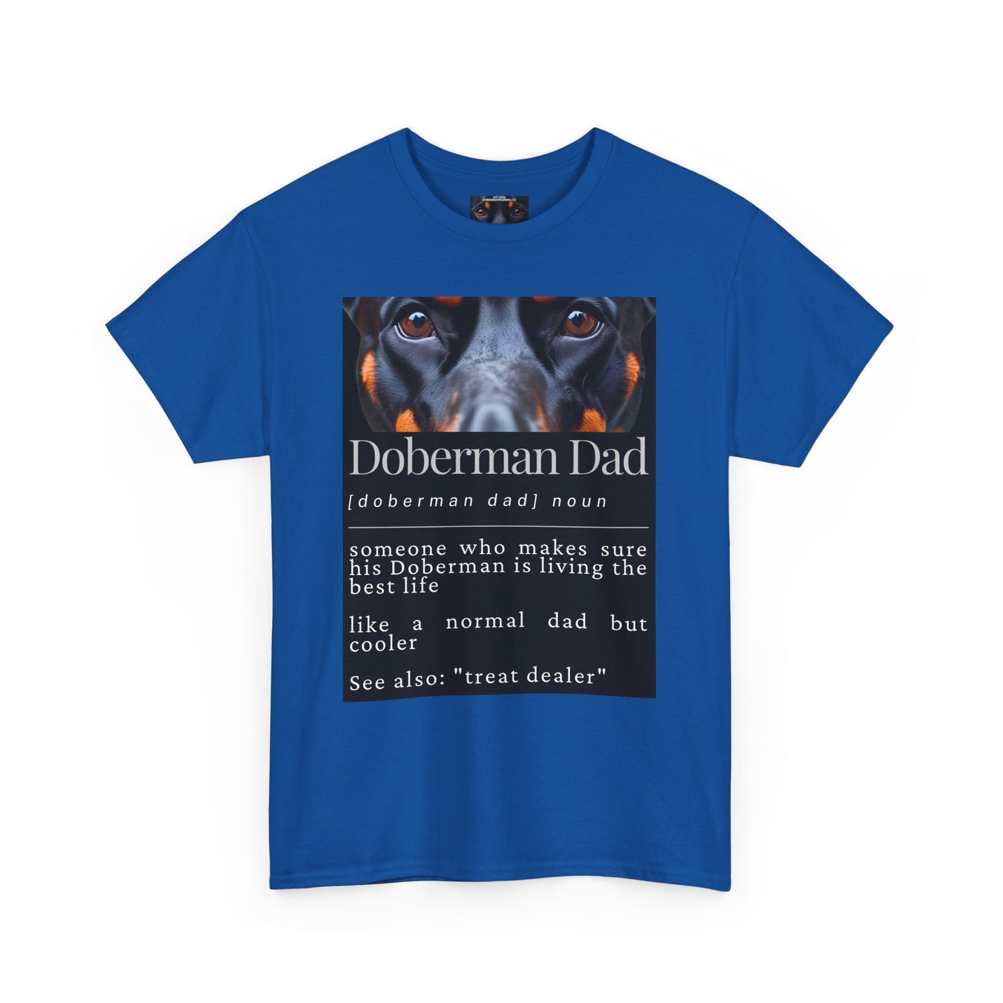Doberman Dad S1 Private Lable Unisex Heavy Cotton Tee
