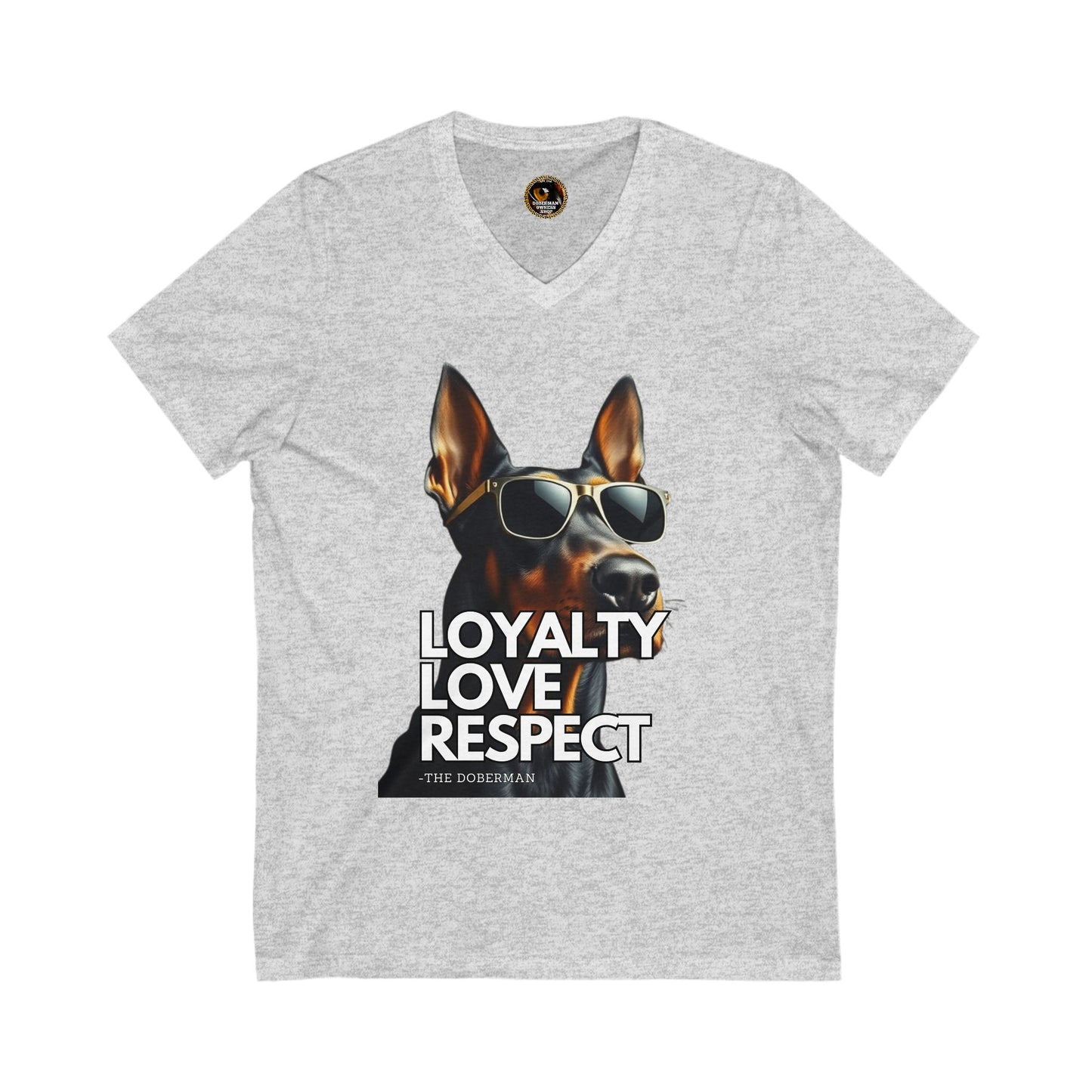 DTT 7 Private Label Unisex Jersey Short Sleeve V-Neck Tee