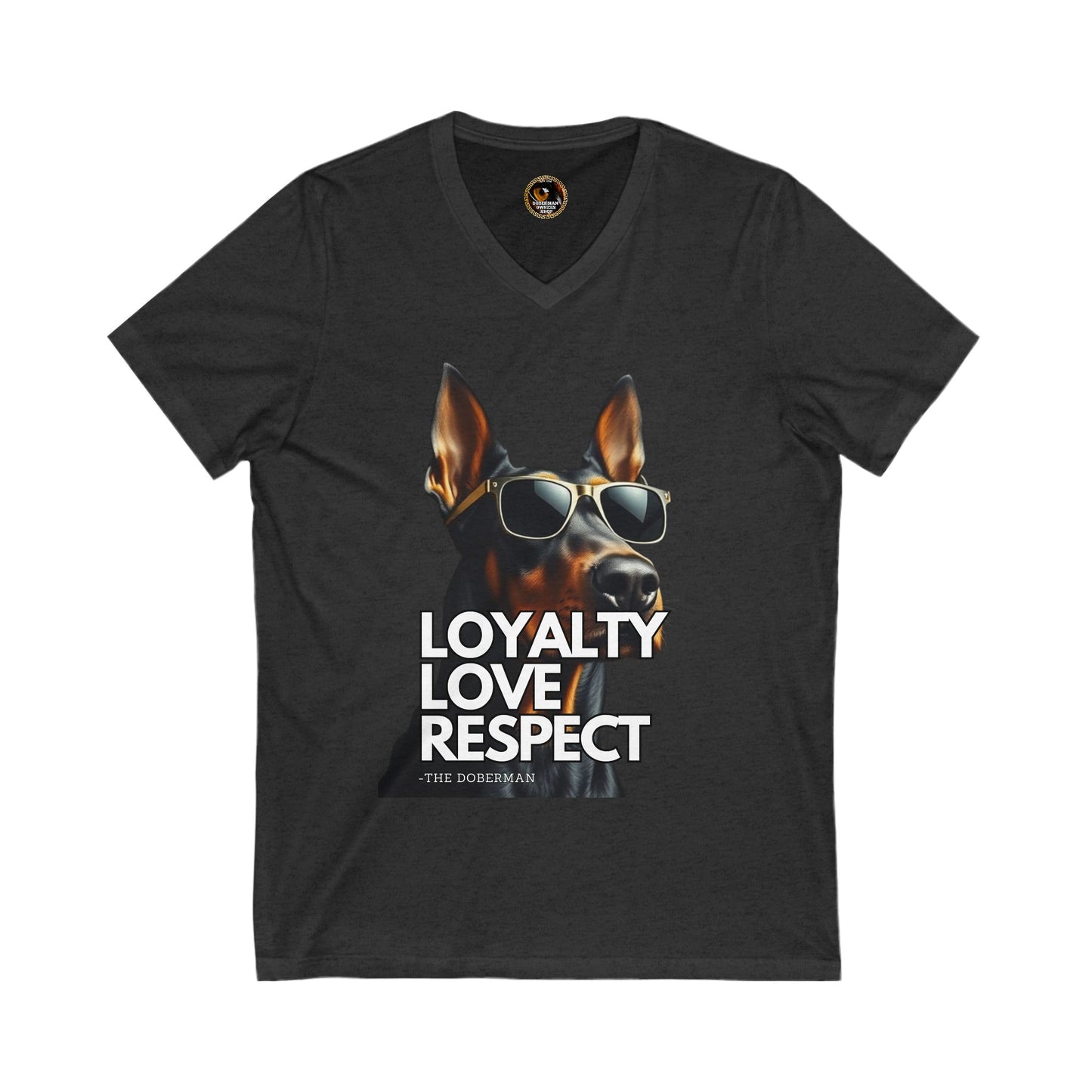DTT 7 Private Label Unisex Jersey Short Sleeve V-Neck Tee